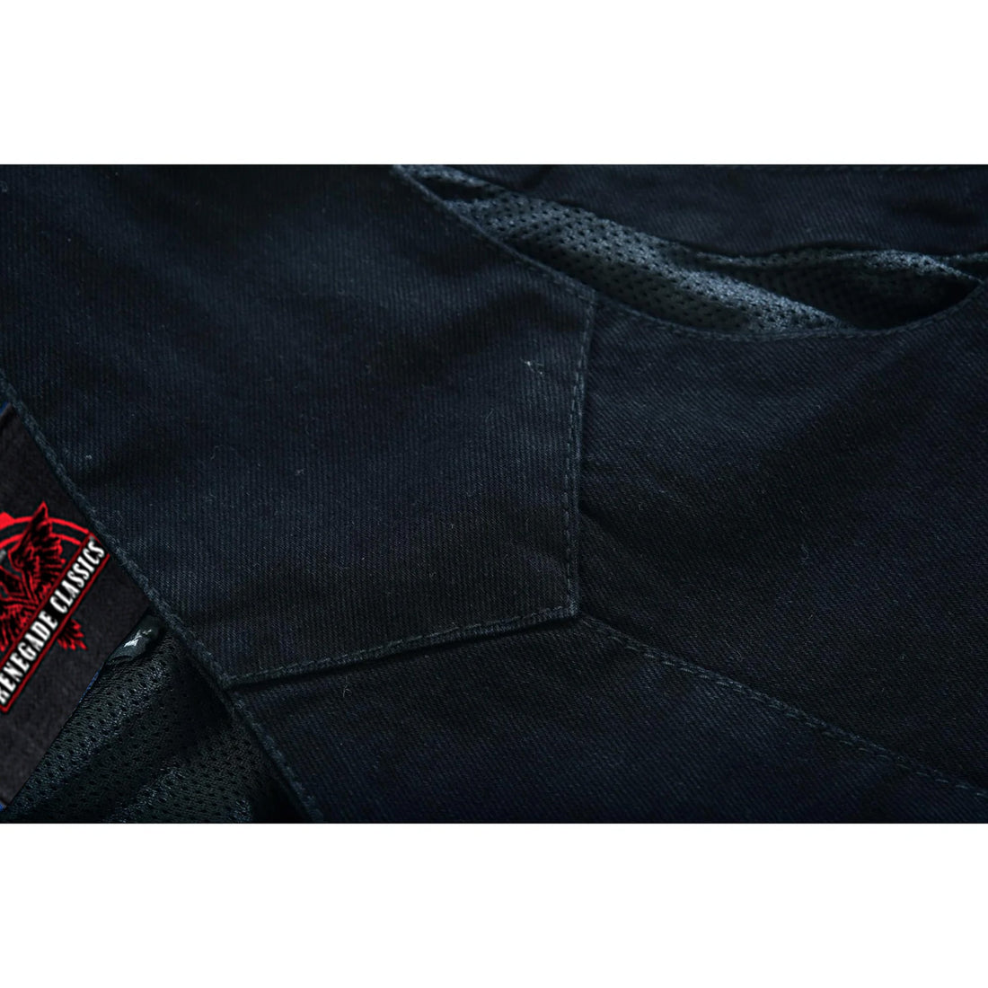 RM951 Women's Denim Classic Plain Sides Vest