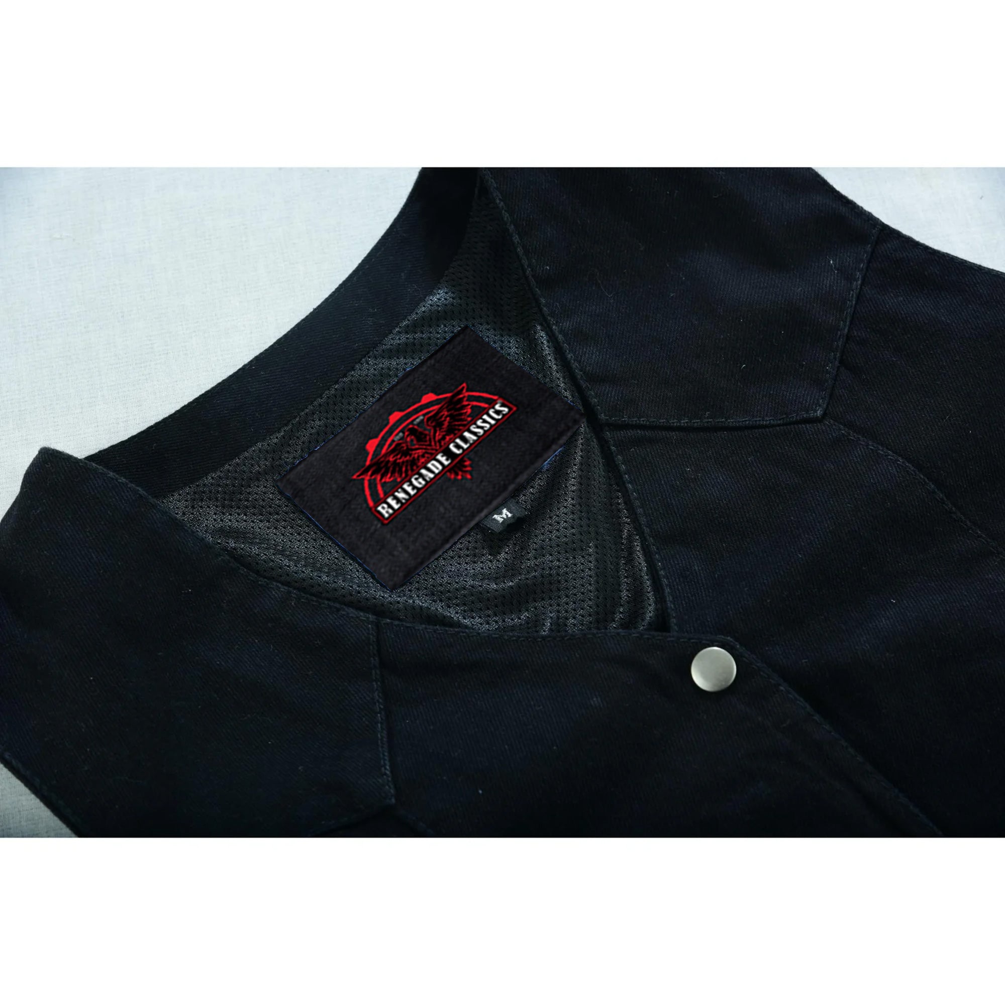 RM951 Women's Denim Classic Plain Sides Vest