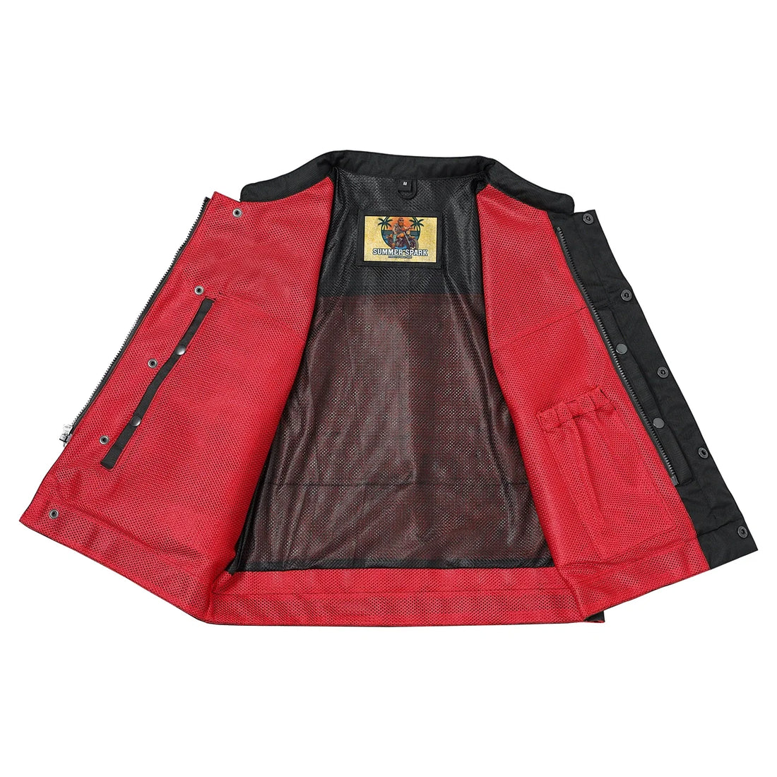 Red Flame - Lowside Summer Spark Men’s Mesh Vest