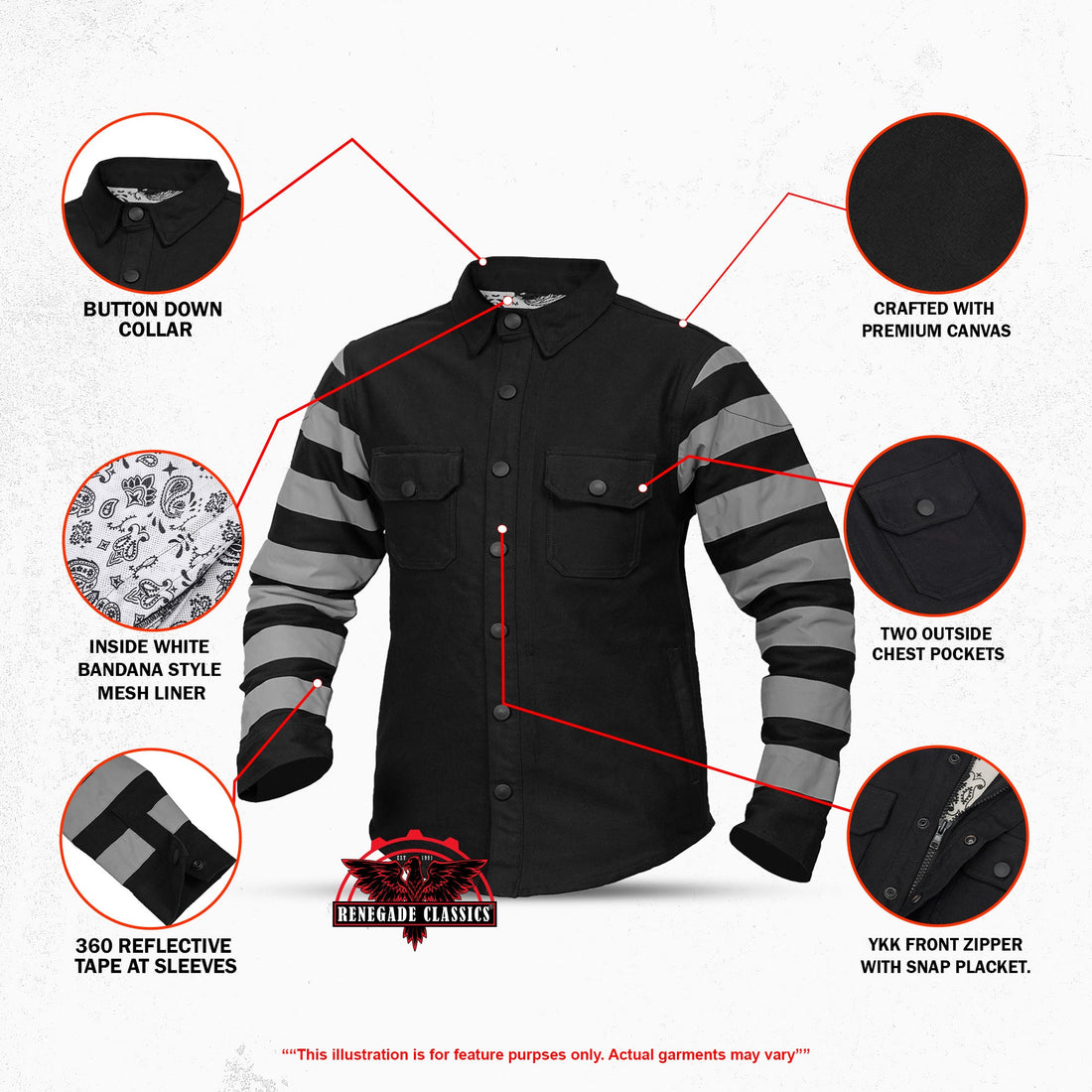 Shadow Stripe – Men’s Canvas Shirt