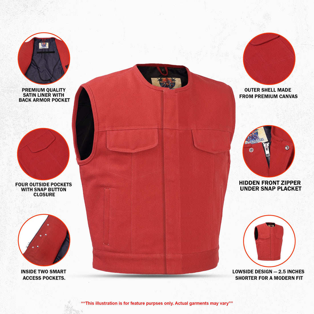 Lava Racer – Men's Canvas Vest