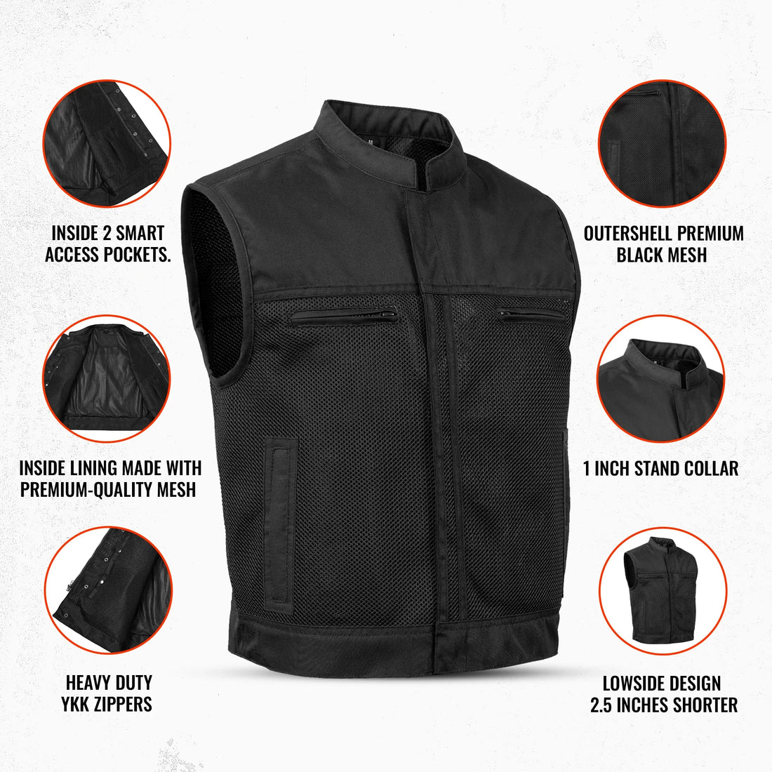 Free Spirit – Lowside Summer Spark Men’s Mesh Vest