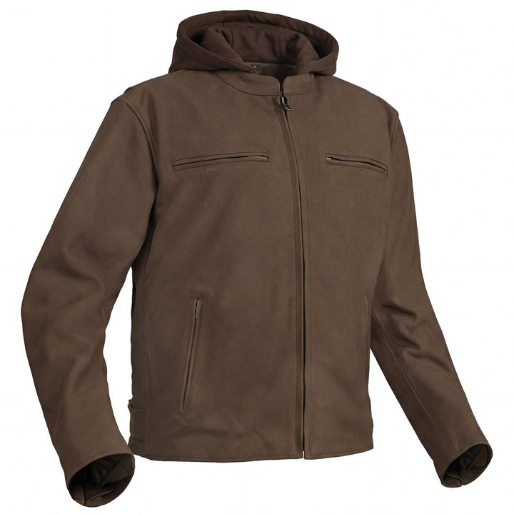 Brunt – Men’s Suede Leather Motorcycle Jacket