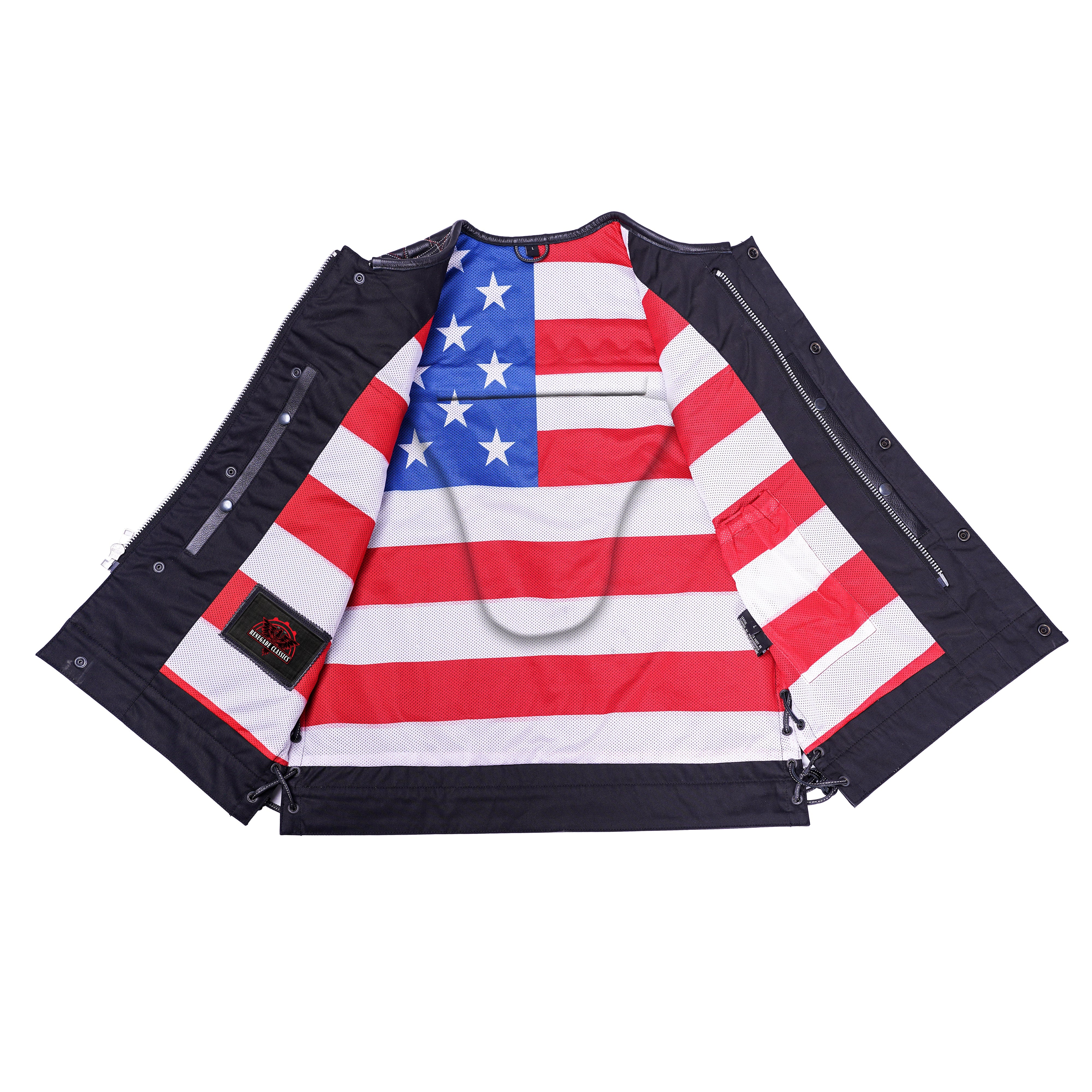 Star Shield - Men's Leather Vest