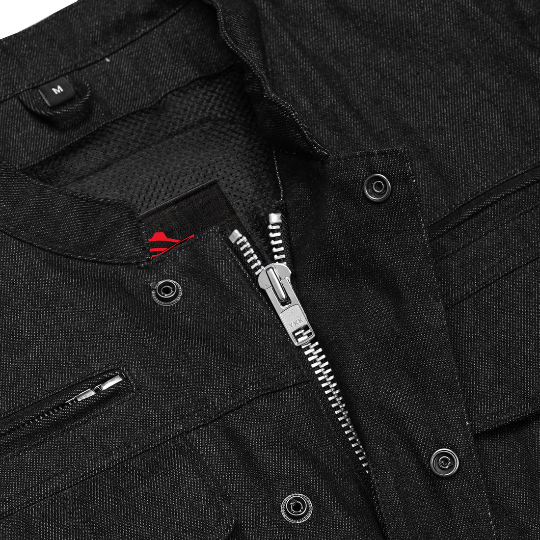 RM915 Men's Rough Rub-Off Raw Finish Denim Jacket