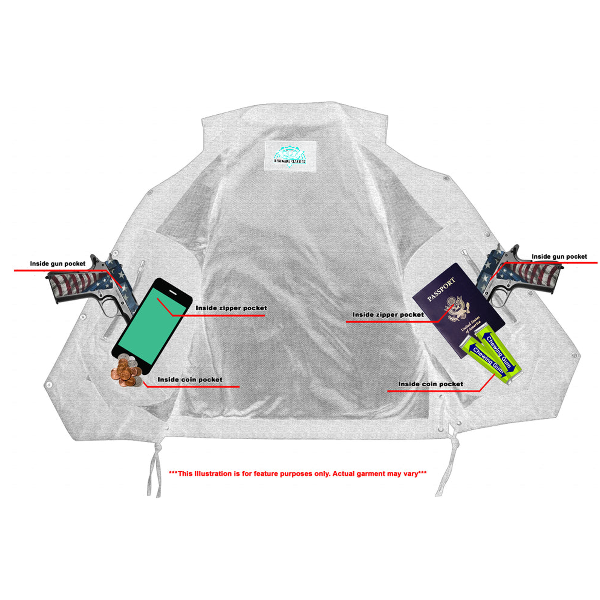 RM914TALL Men's Ten Pocket Denim Utility Vest - TALL