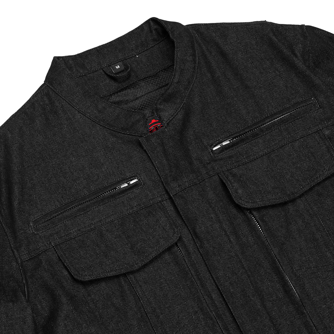 RM915 Men's Rough Rub-Off Raw Finish Denim Jacket