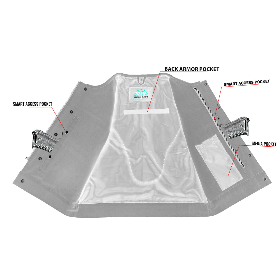 Sand Dawn – Men's Textile Vest