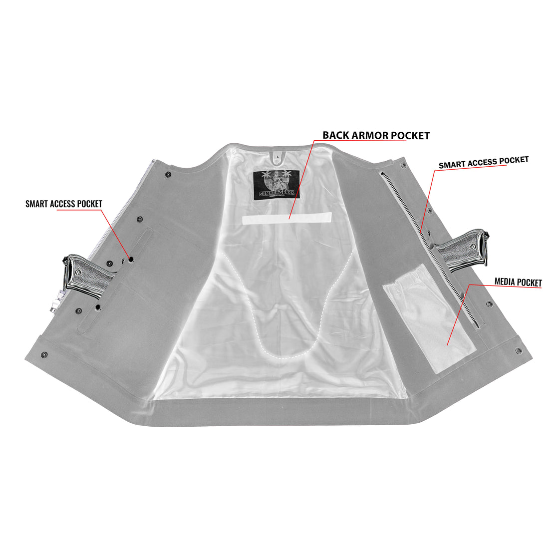 Lava Racer – Men's Canvas Vest
