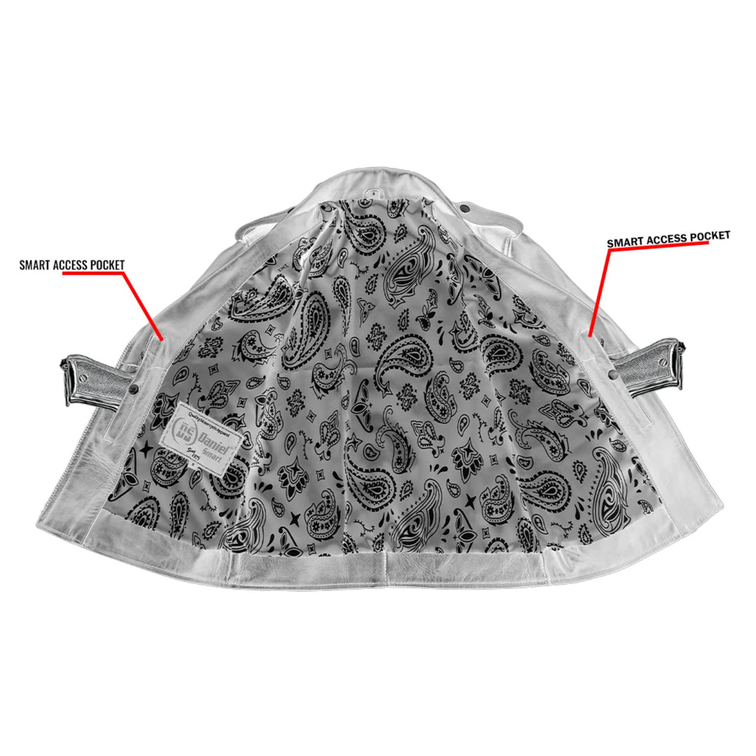 Amora – Women’s Leather Motorcycle Jacket