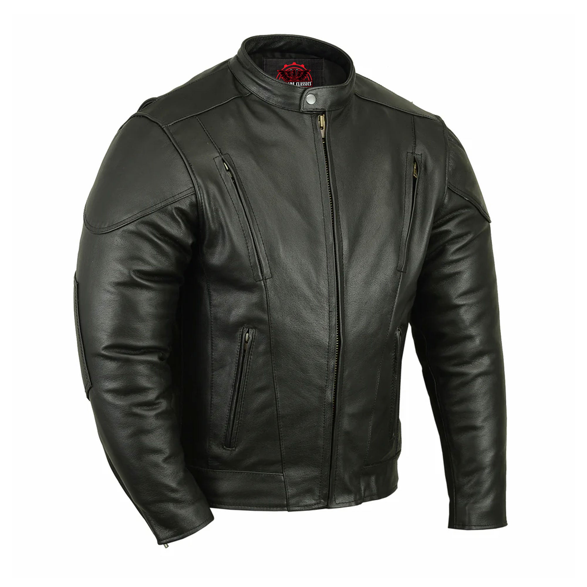RC779 Men's Vented M/C Jacket w/ Plain Sides