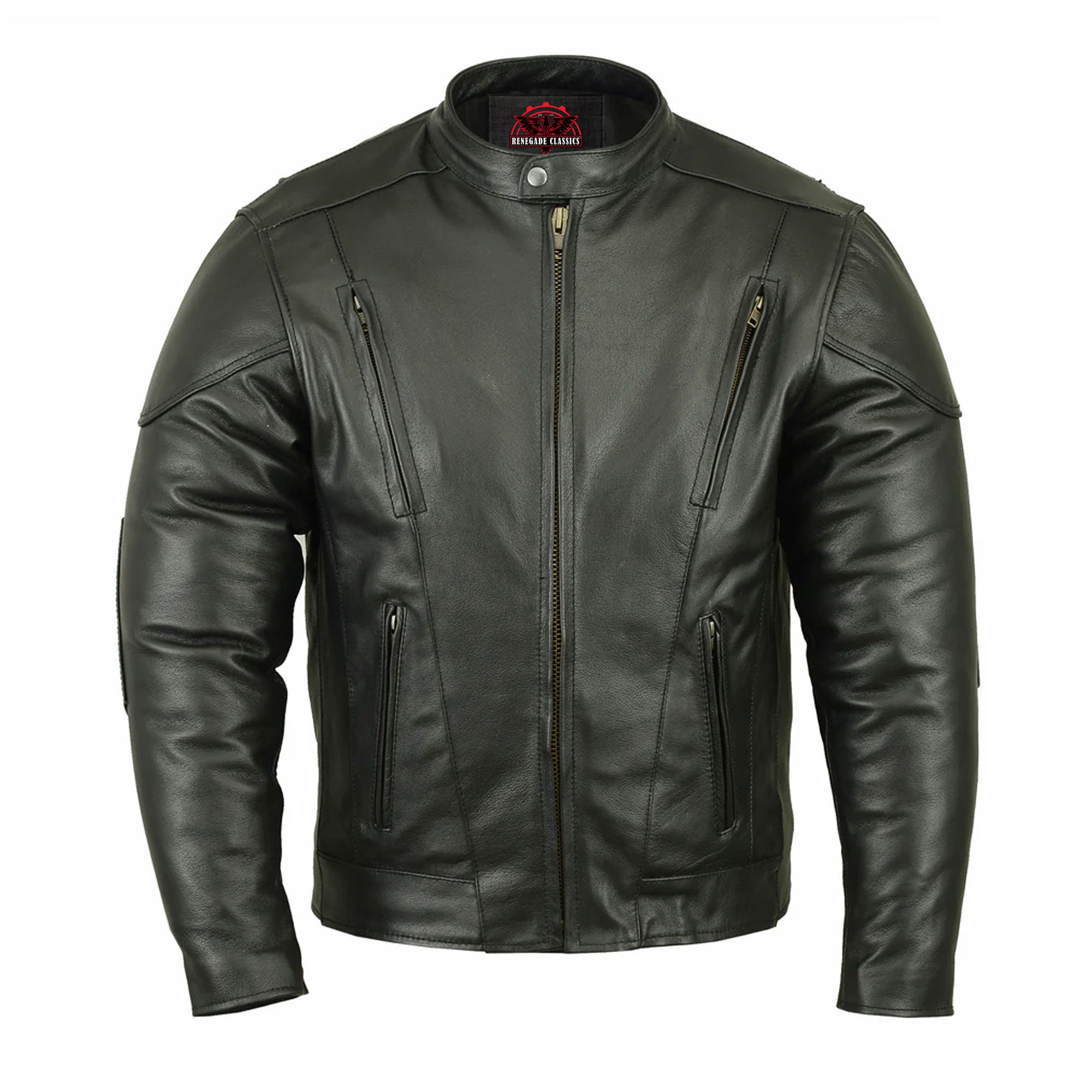RC779 Men's Vented M/C Jacket w/ Plain Sides