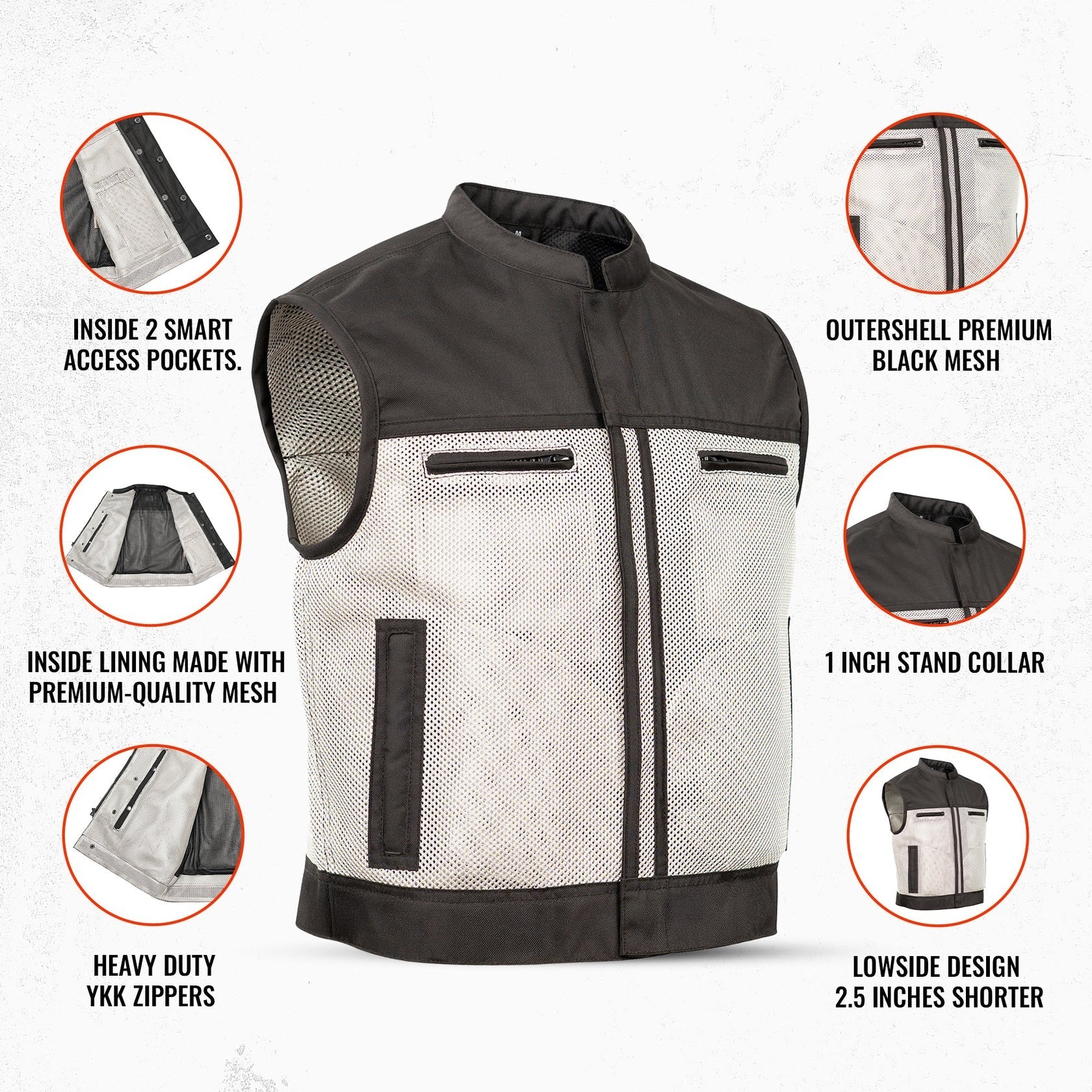 Silver Stream - Lowside Summer Spark Men's Mesh Vest