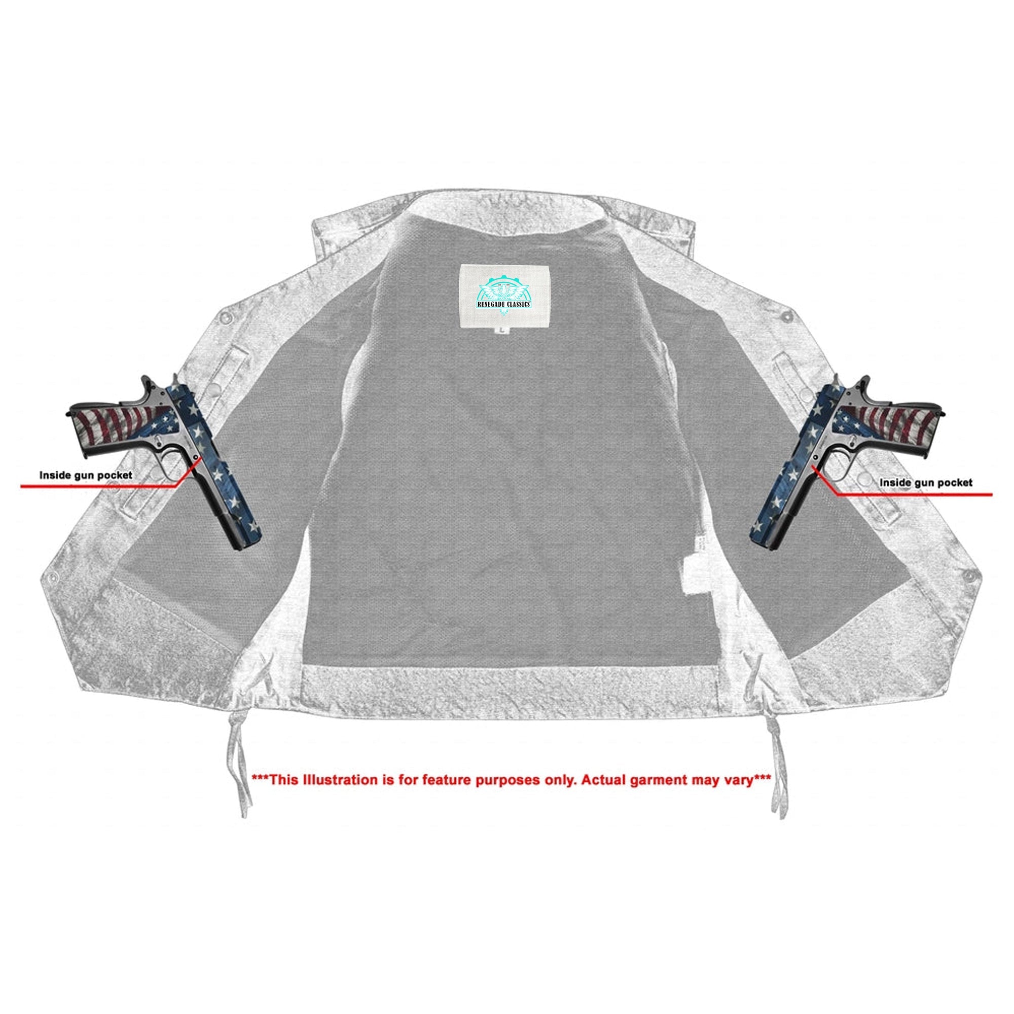 RM948 Women's 6 Pocket Denim Utility Vest - Blue