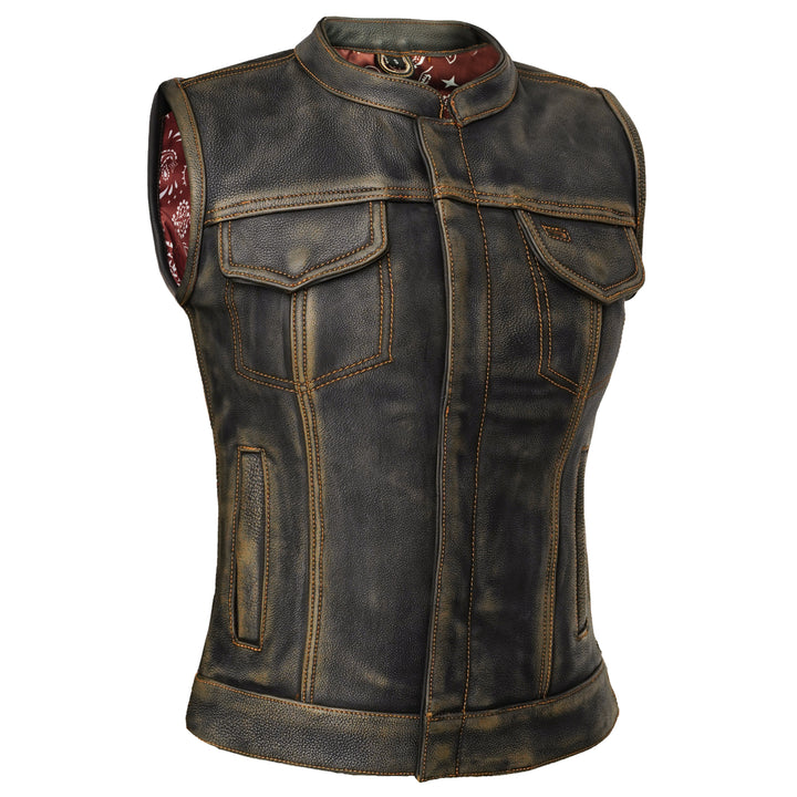 Bold Beauty - Women’s Leather Vest