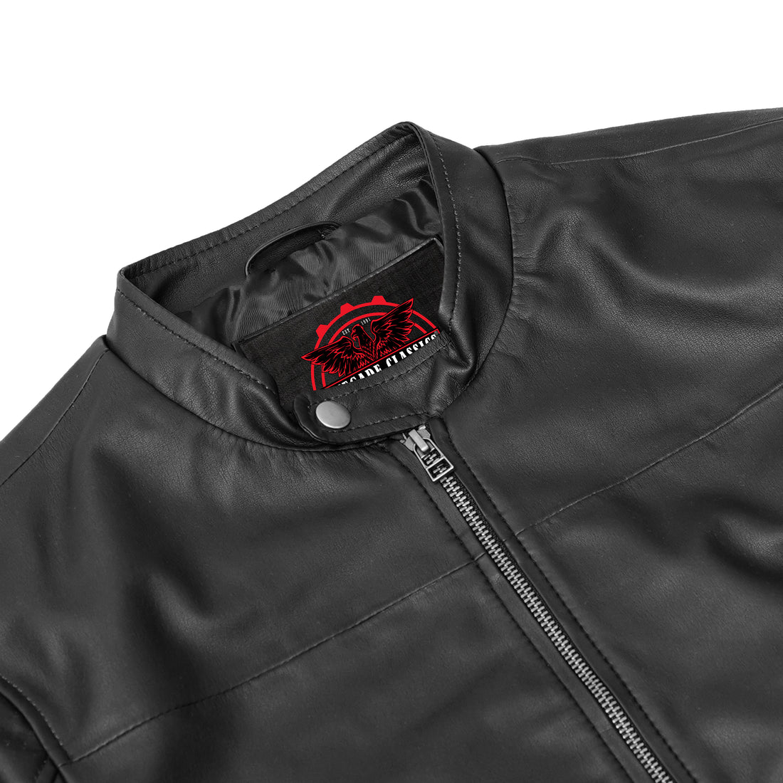 Brunox – Mens Faux Leather Motorcycle Jacket