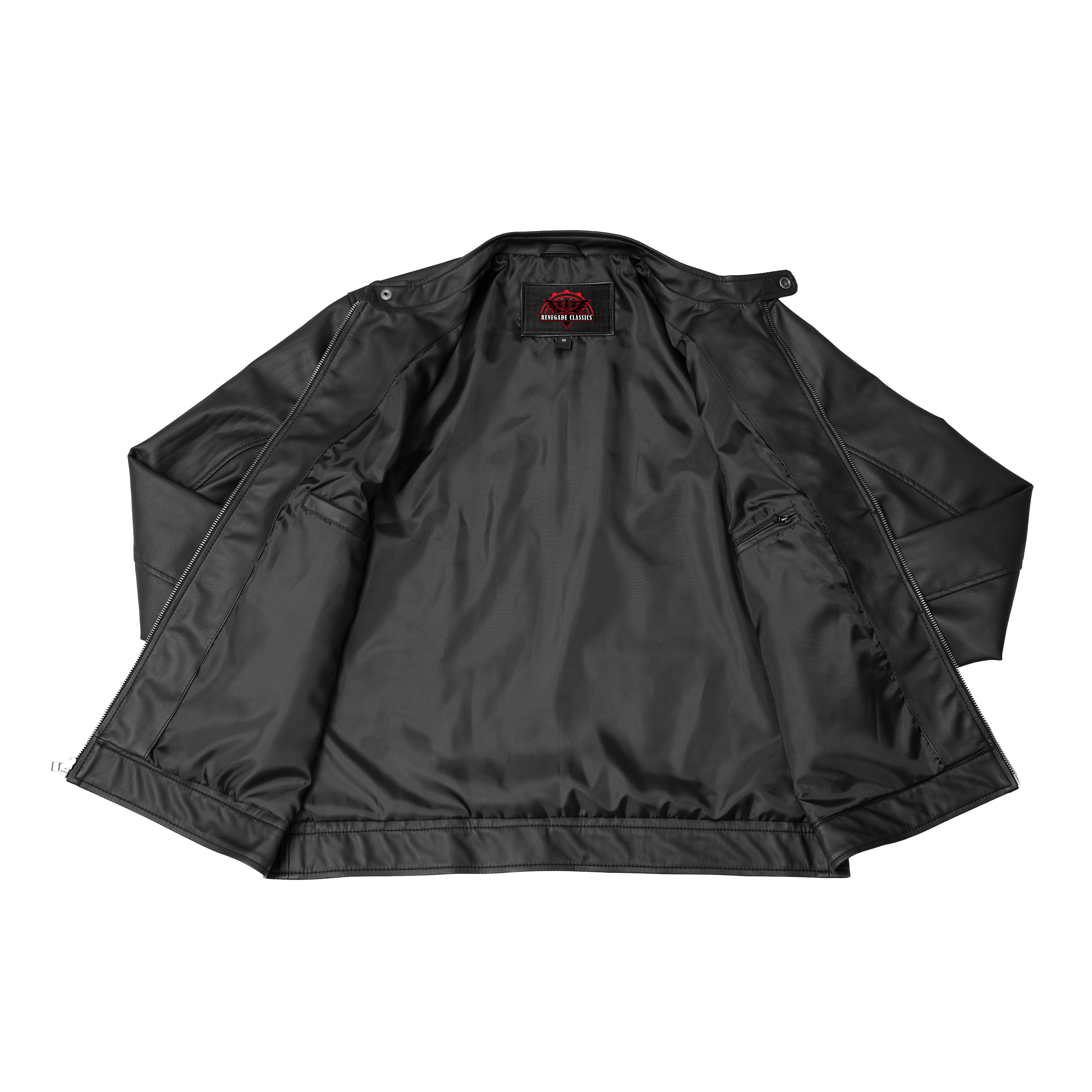 Brunox – Mens Faux Leather Motorcycle Jacket