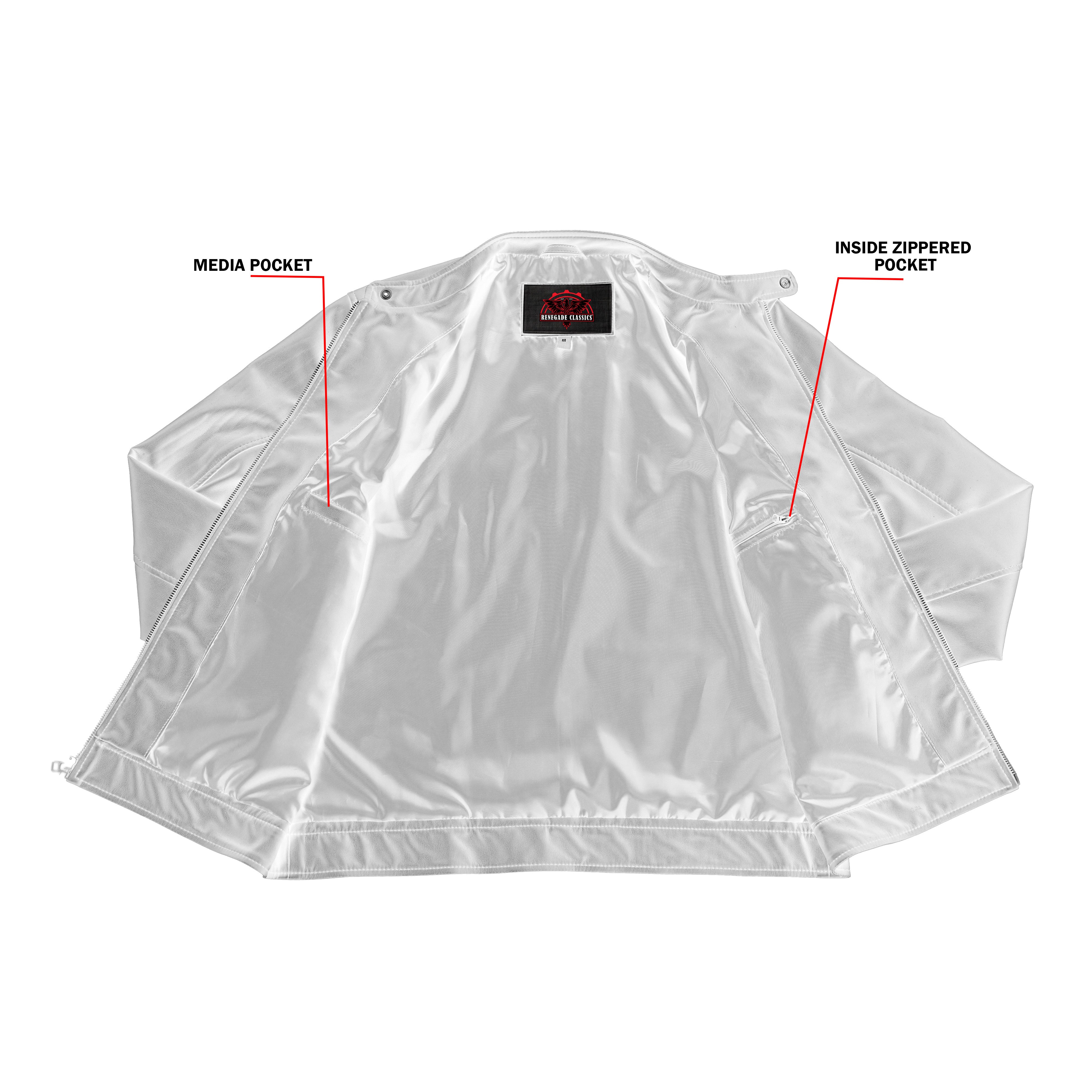 Brunox – Mens Faux Leather Motorcycle Jacket