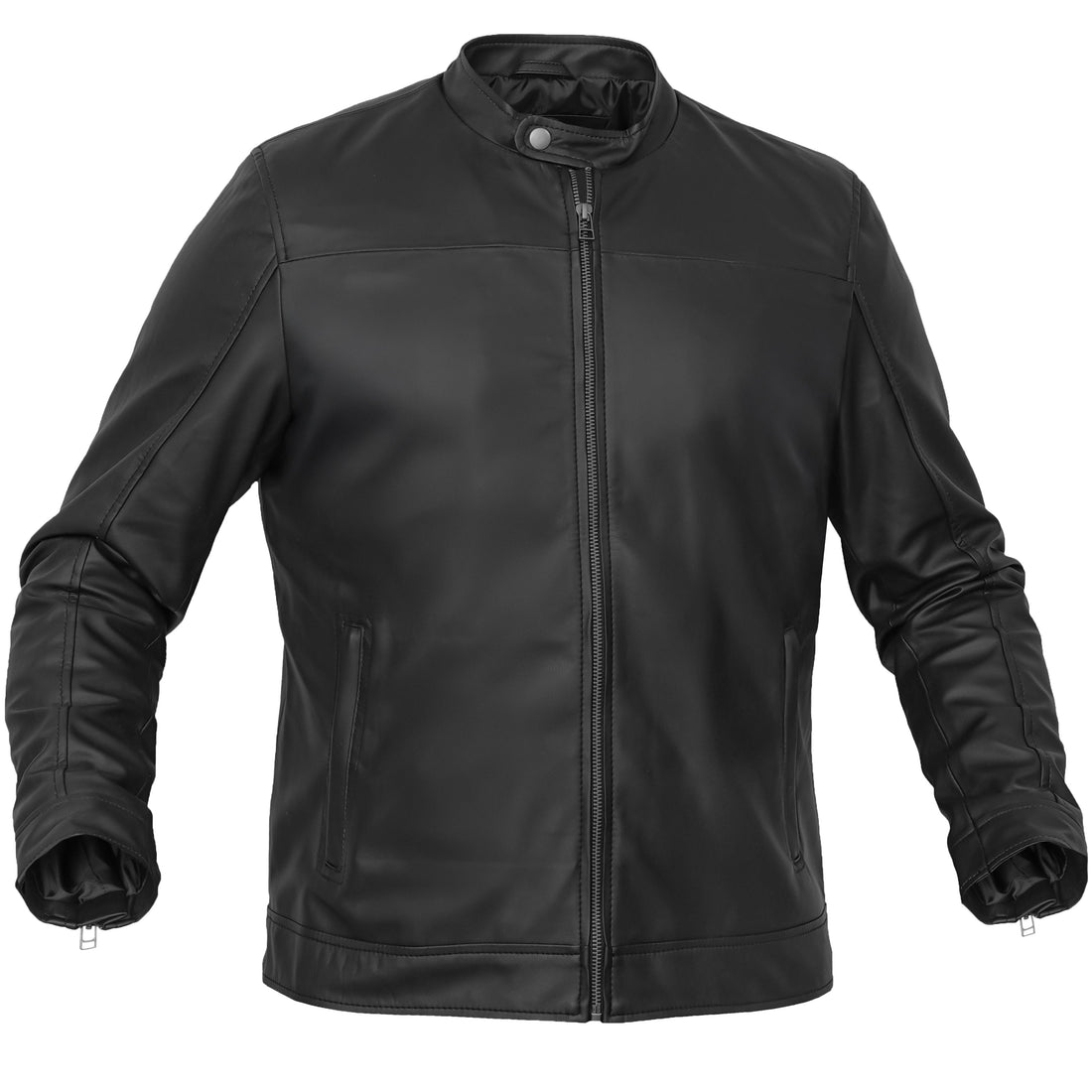 Brunox – Mens Faux Leather Motorcycle Jacket