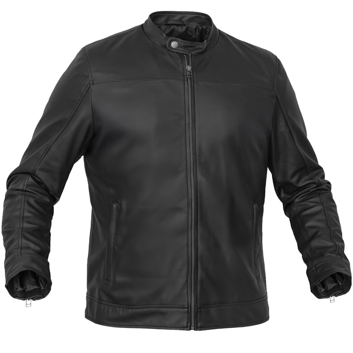 Brunox – Mens Faux Leather Motorcycle Jacket