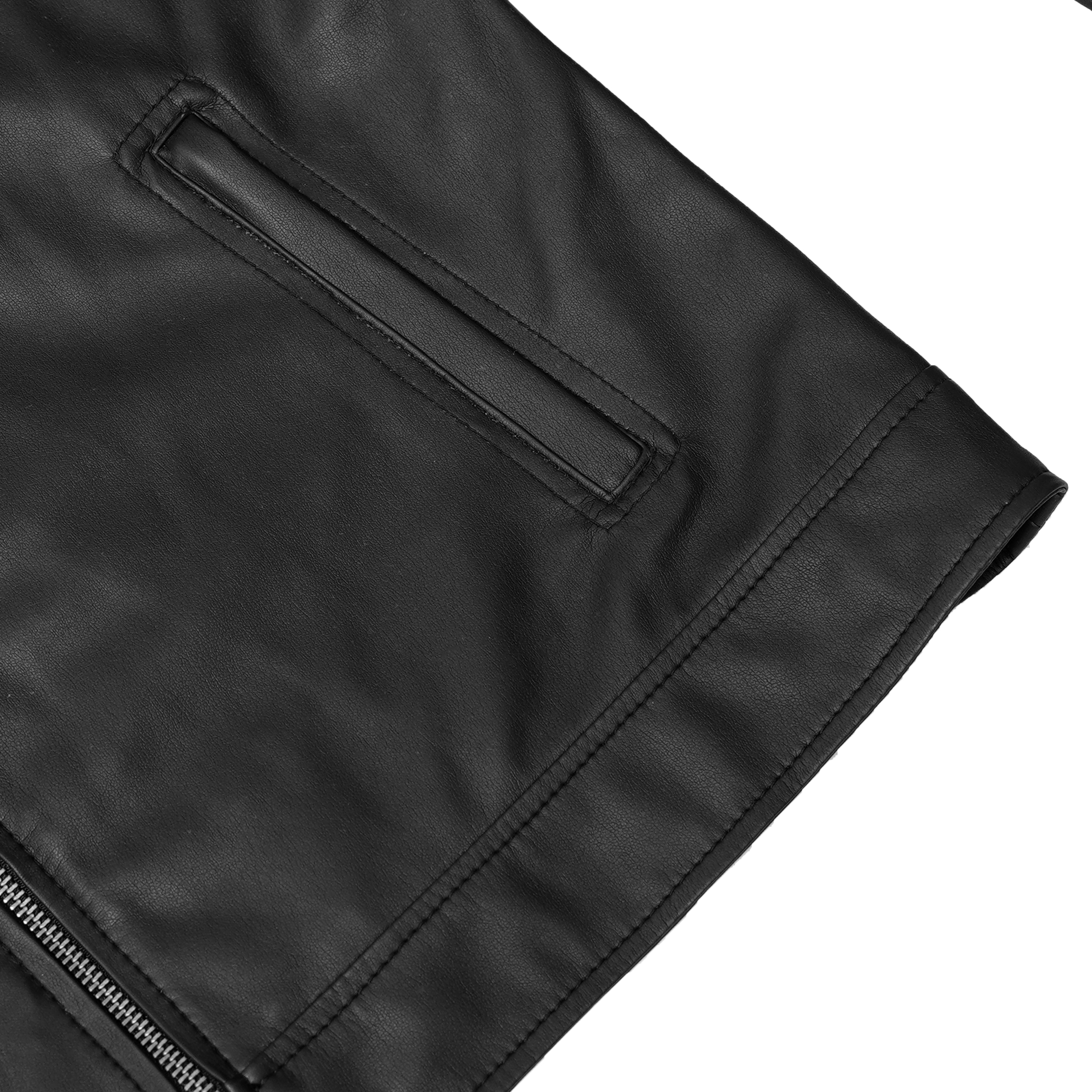 Brunox – Mens Faux Leather Motorcycle Jacket