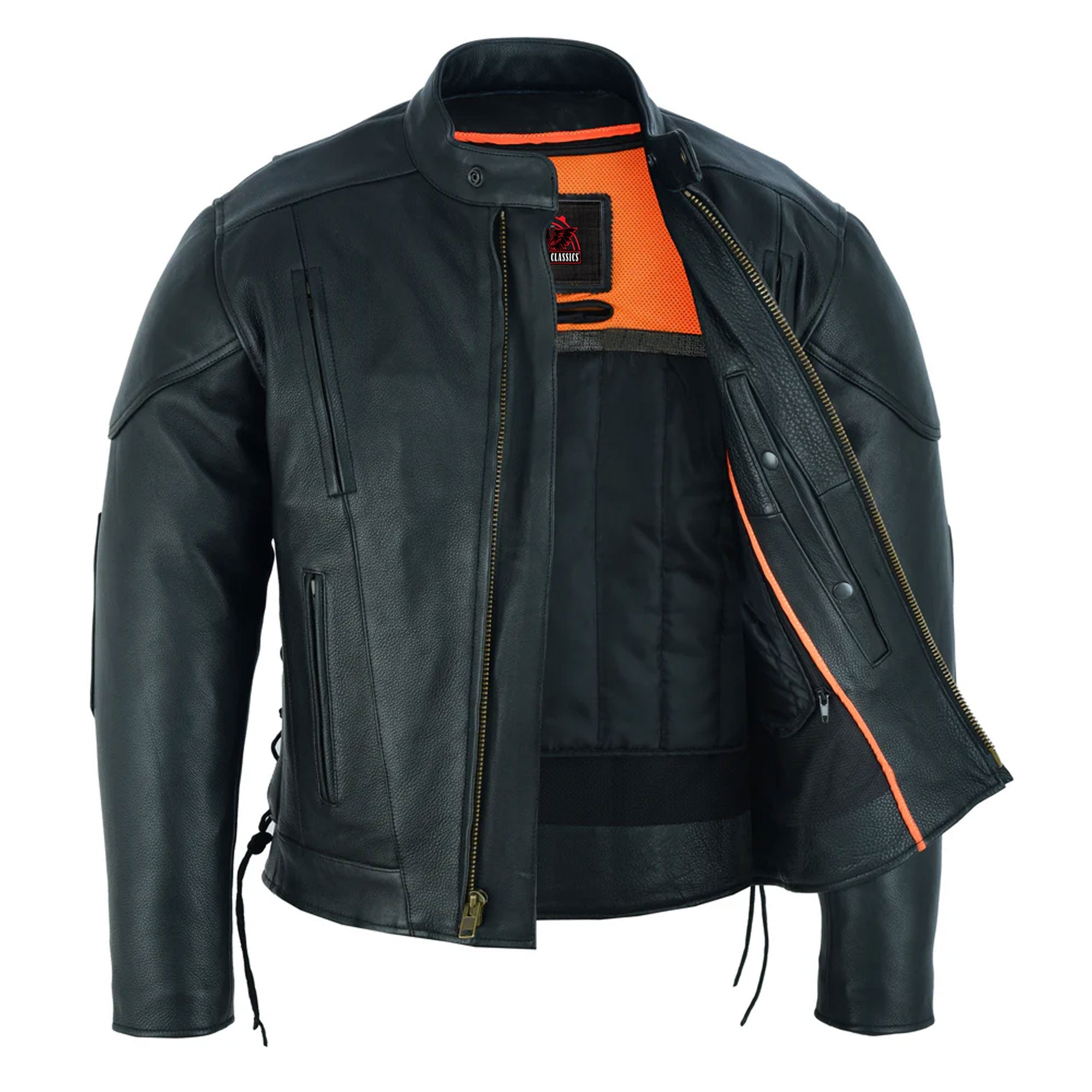 RC777 Men's Vented M/C Jacket Side Laces