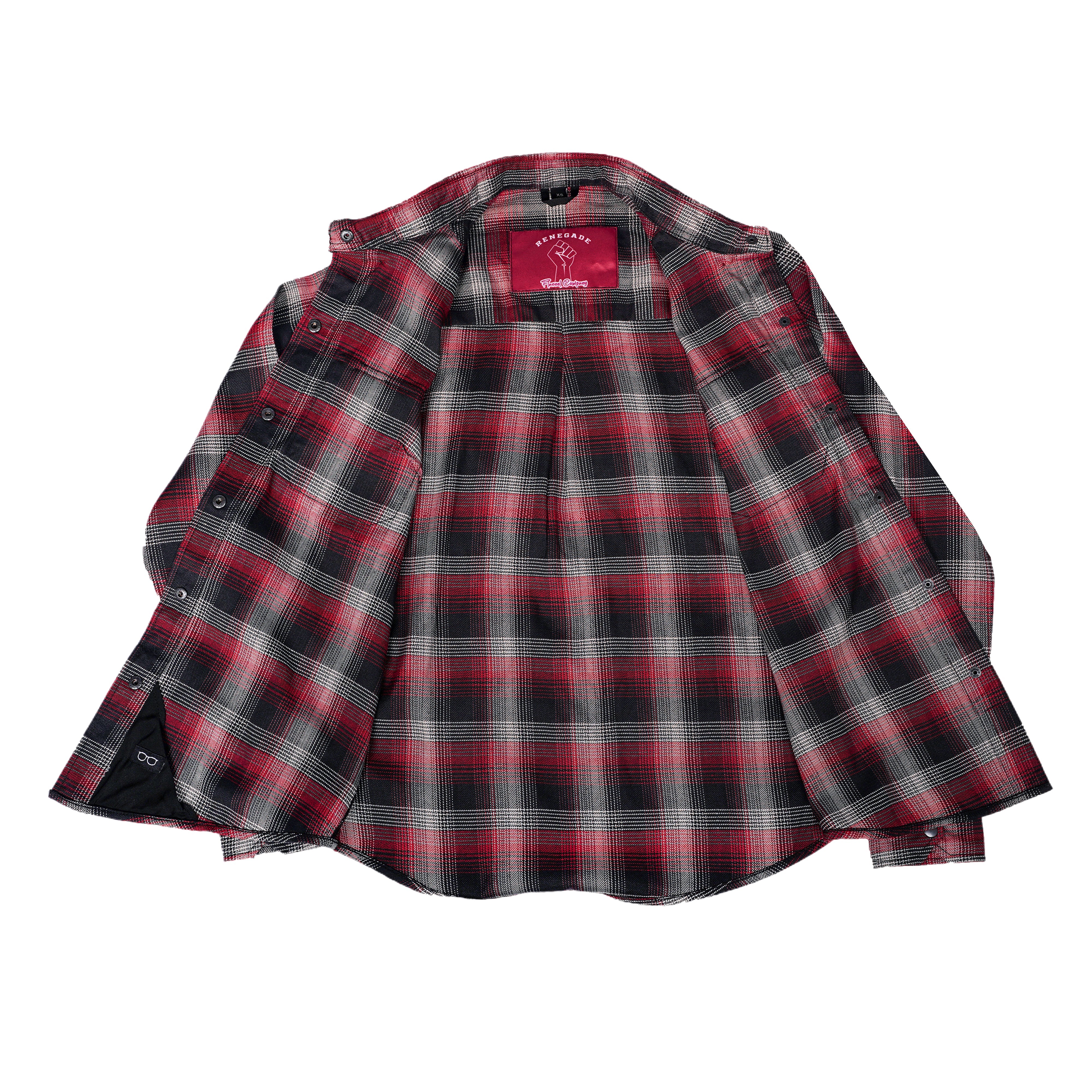 Crimson Check Women’s Maroon, Black White Flannel
