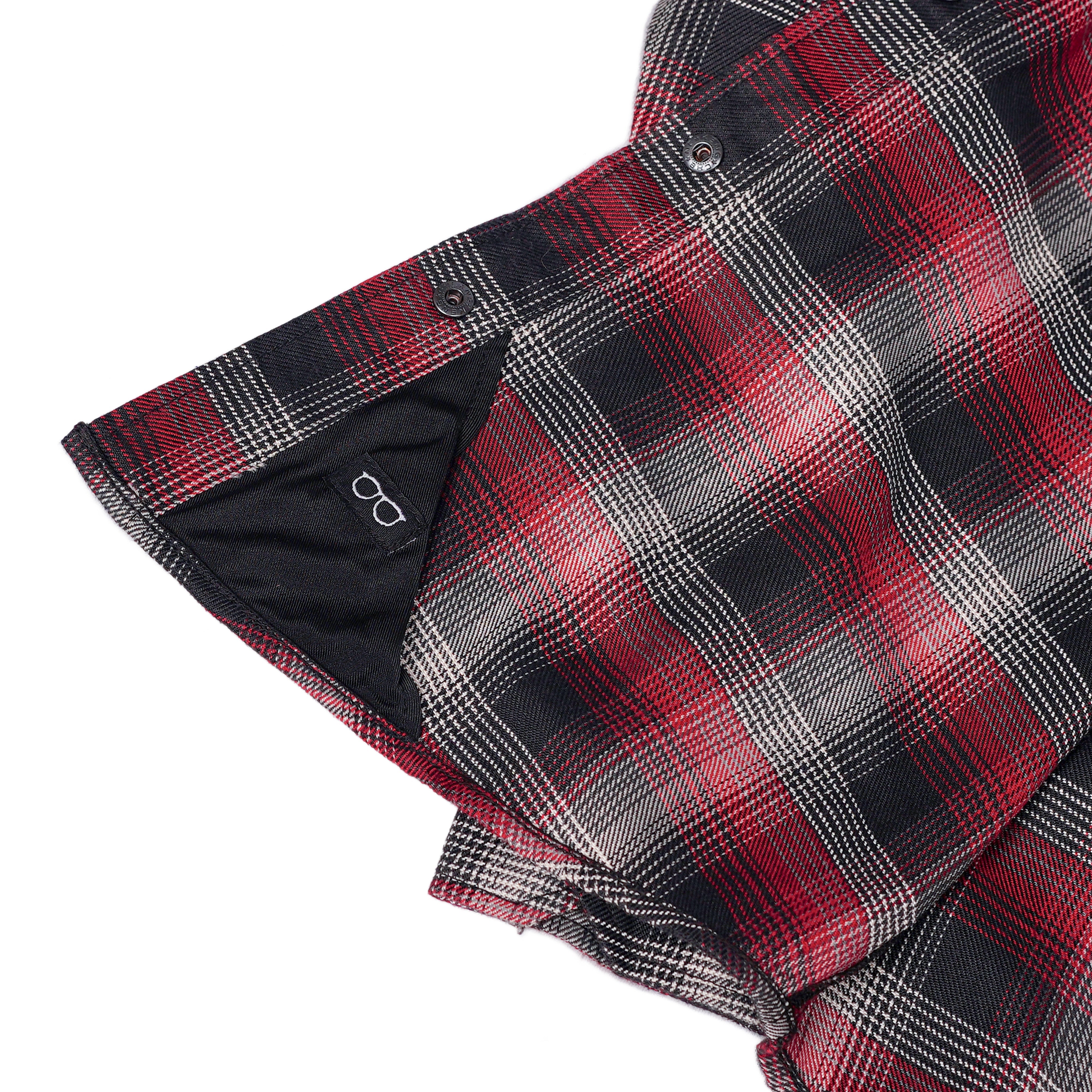 Crimson Check Women’s Maroon, Black White Flannel