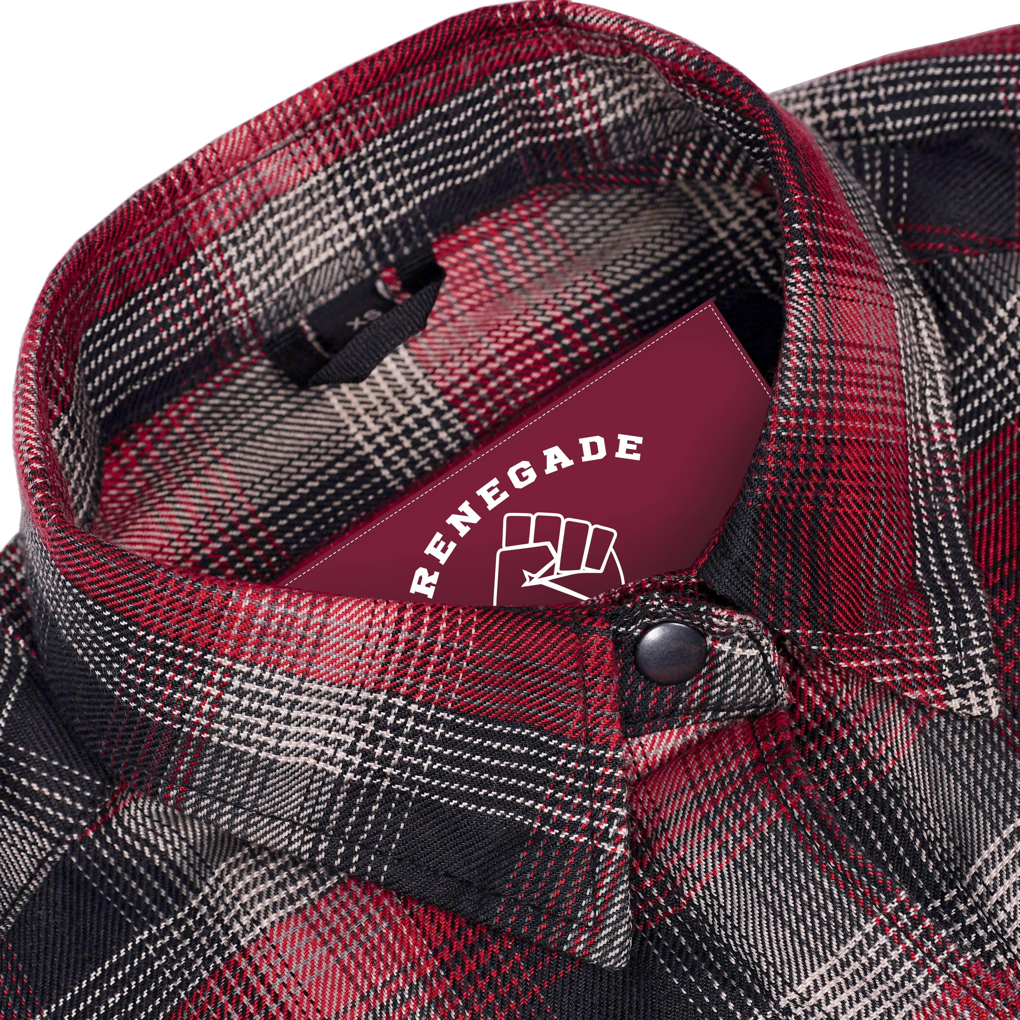 Crimson Check Women’s Maroon, Black White Flannel
