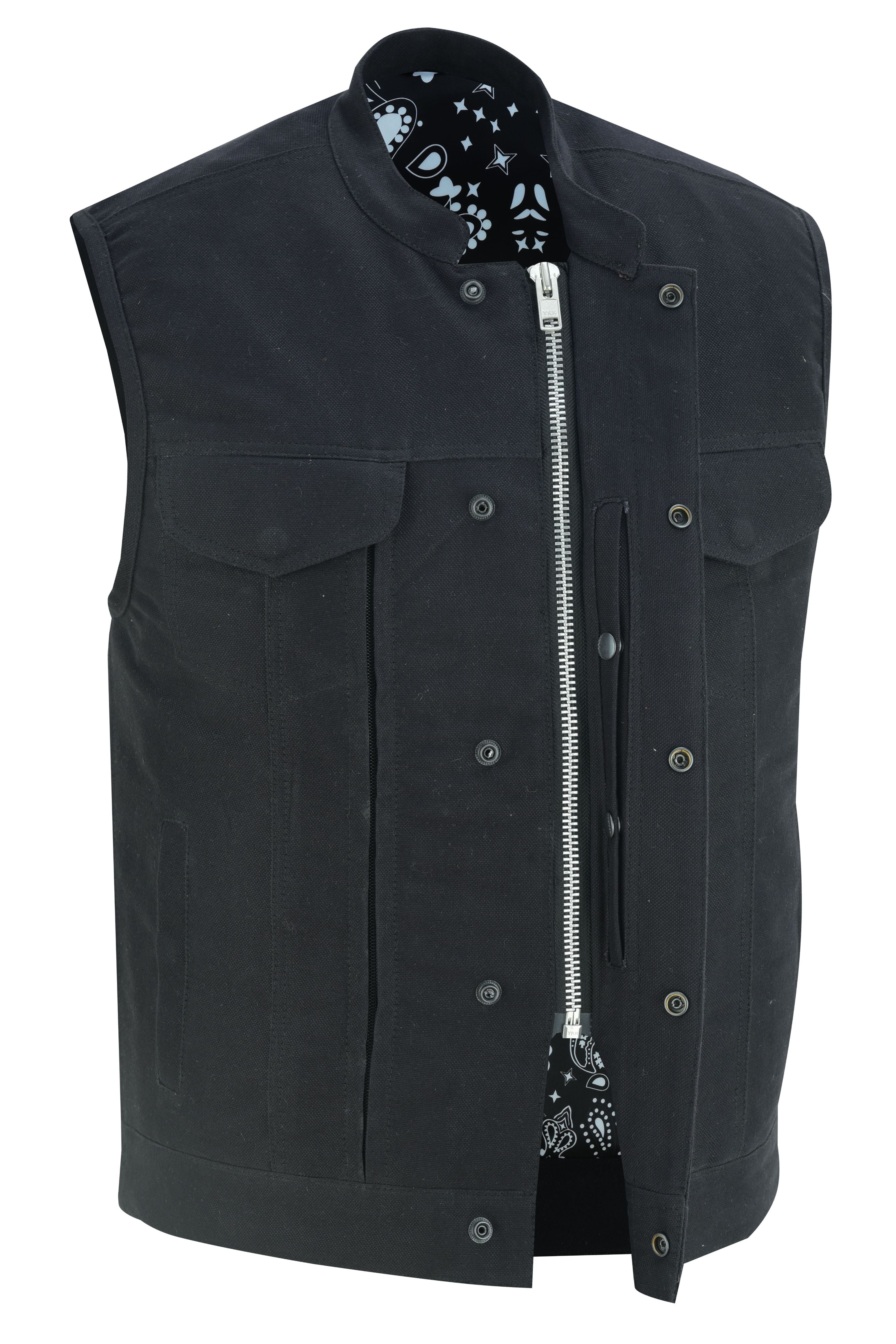 RC909 Men's Modern Utility Style Canvas Vest