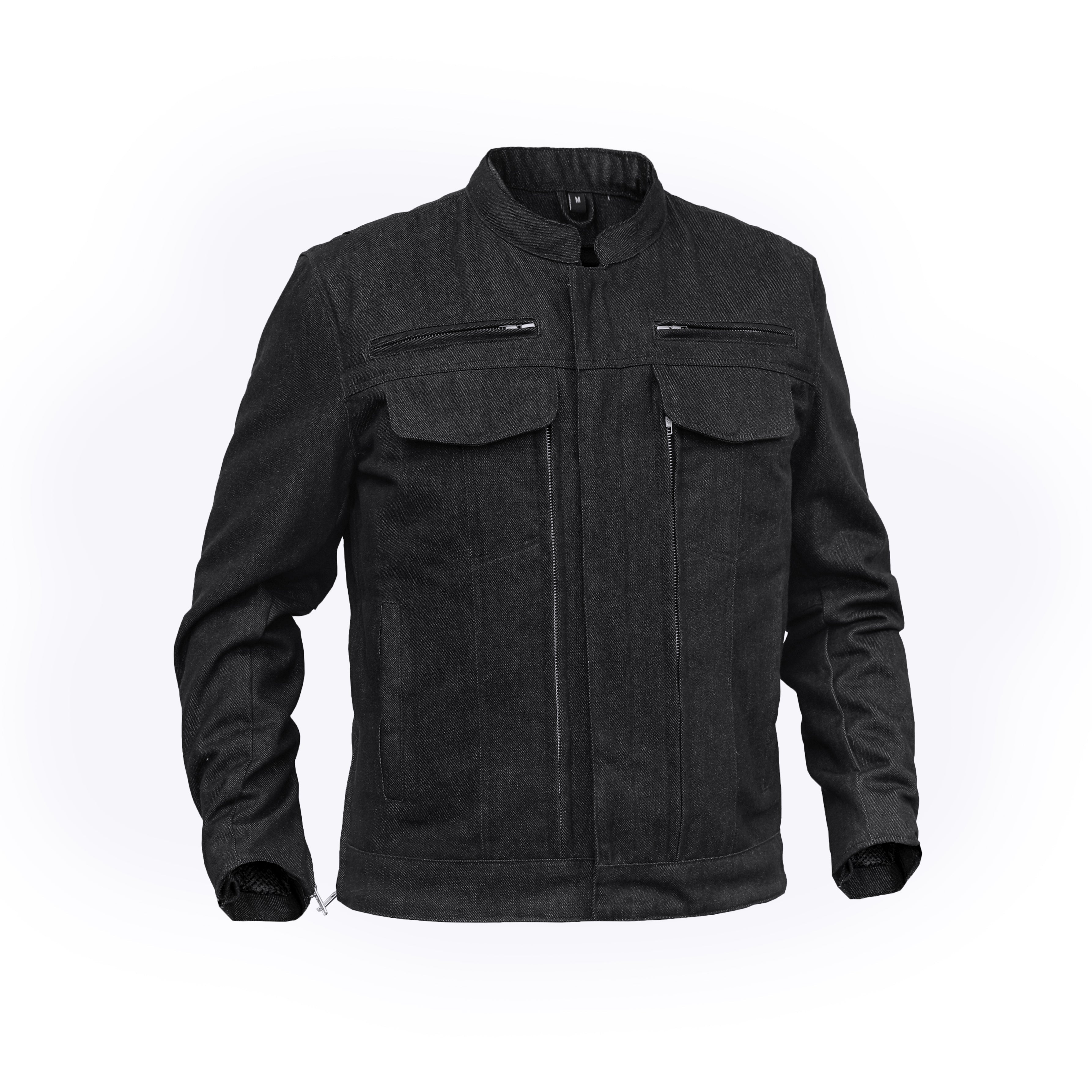 RM915 Men's Rough Rub-Off Raw Finish Denim Jacket