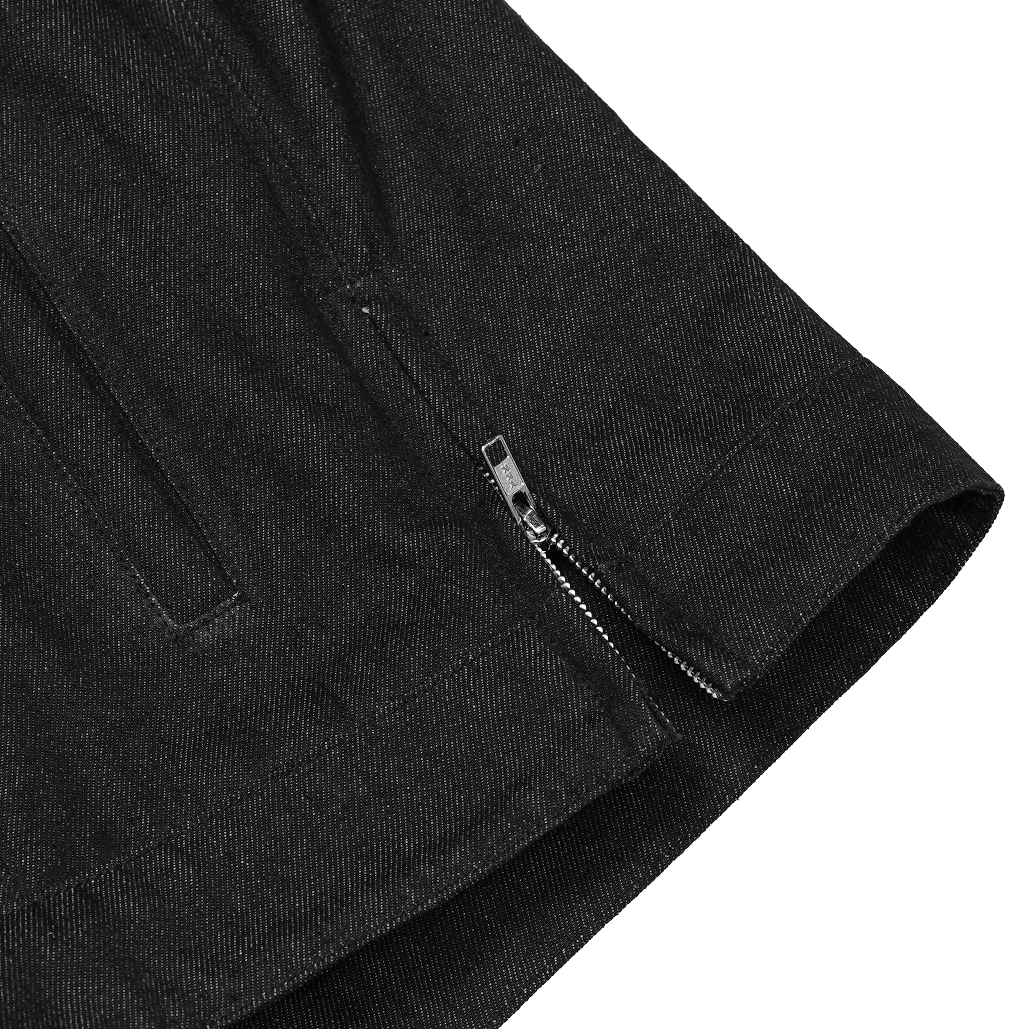 RM915 Men's Rough Rub-Off Raw Finish Denim Jacket