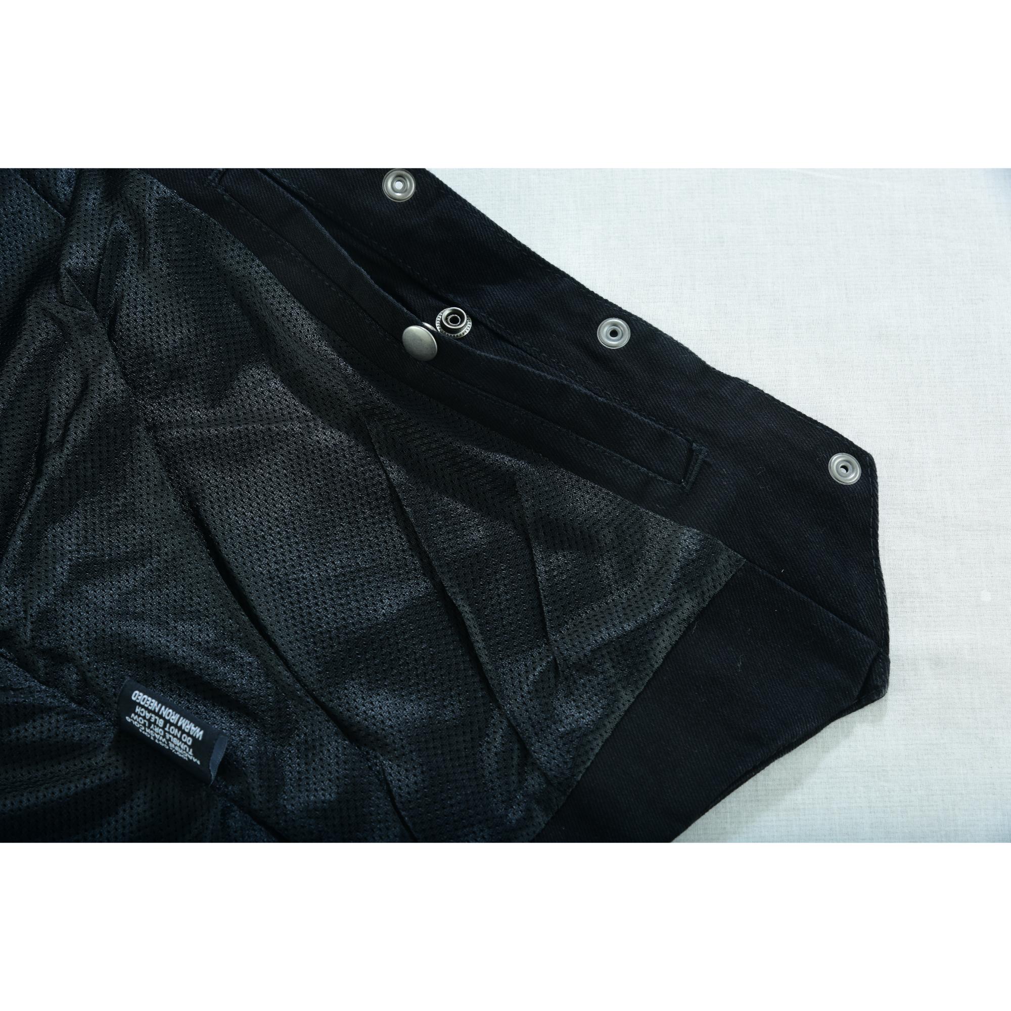 RM951 Women's Denim Classic Plain Sides Vest