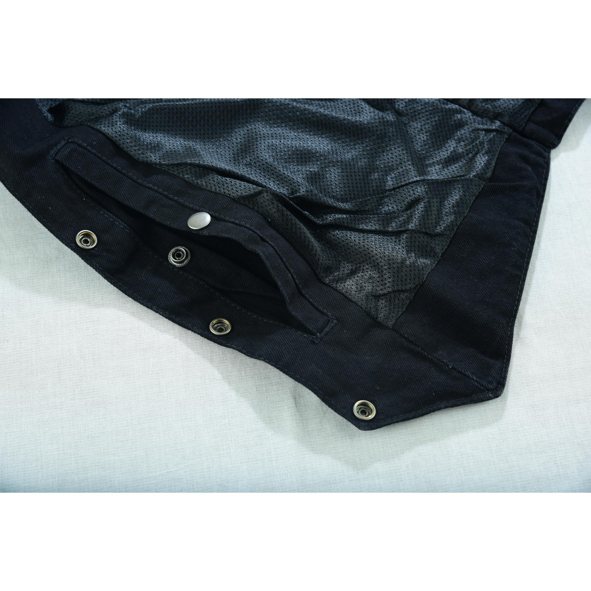 RM951 Women's Denim Classic Plain Sides Vest