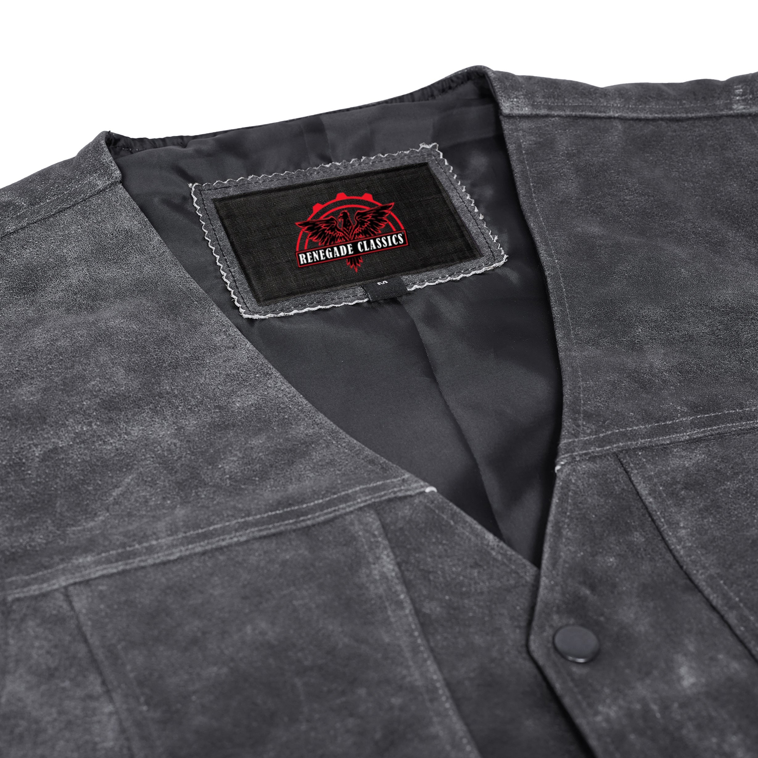 RC105V Men's Gray Single Back Panel Concealed Carry Vest