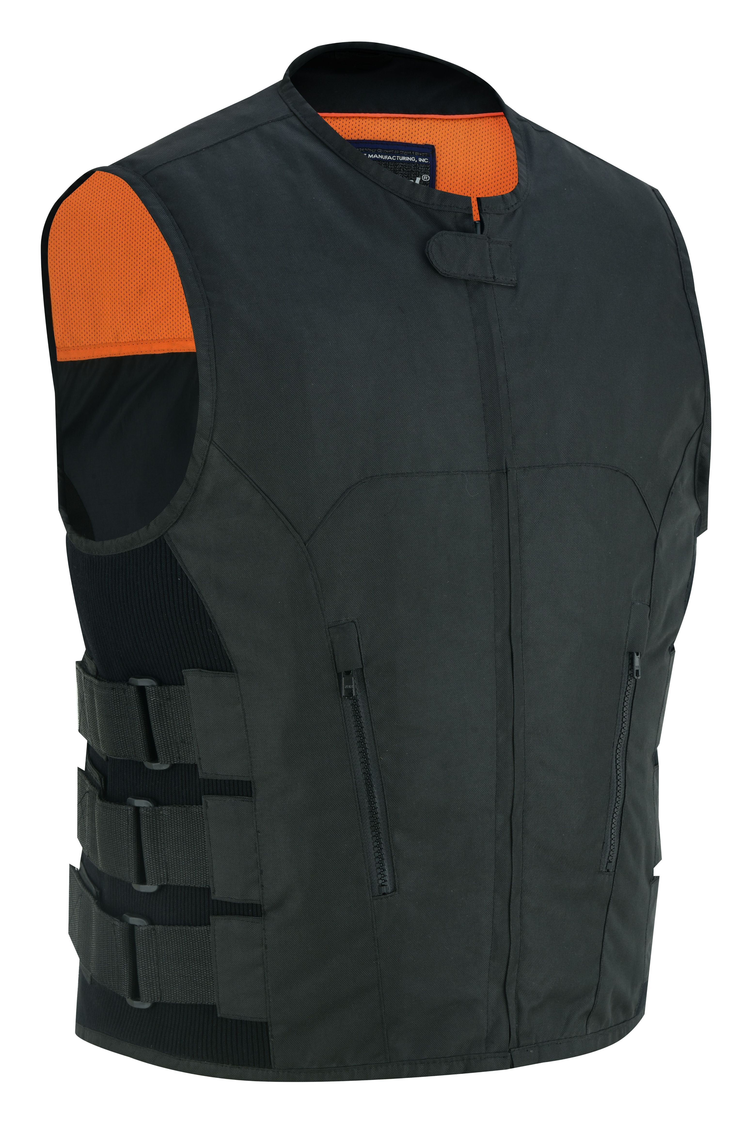RC112BK Men's Textile Updated SWAT Team Style Vest