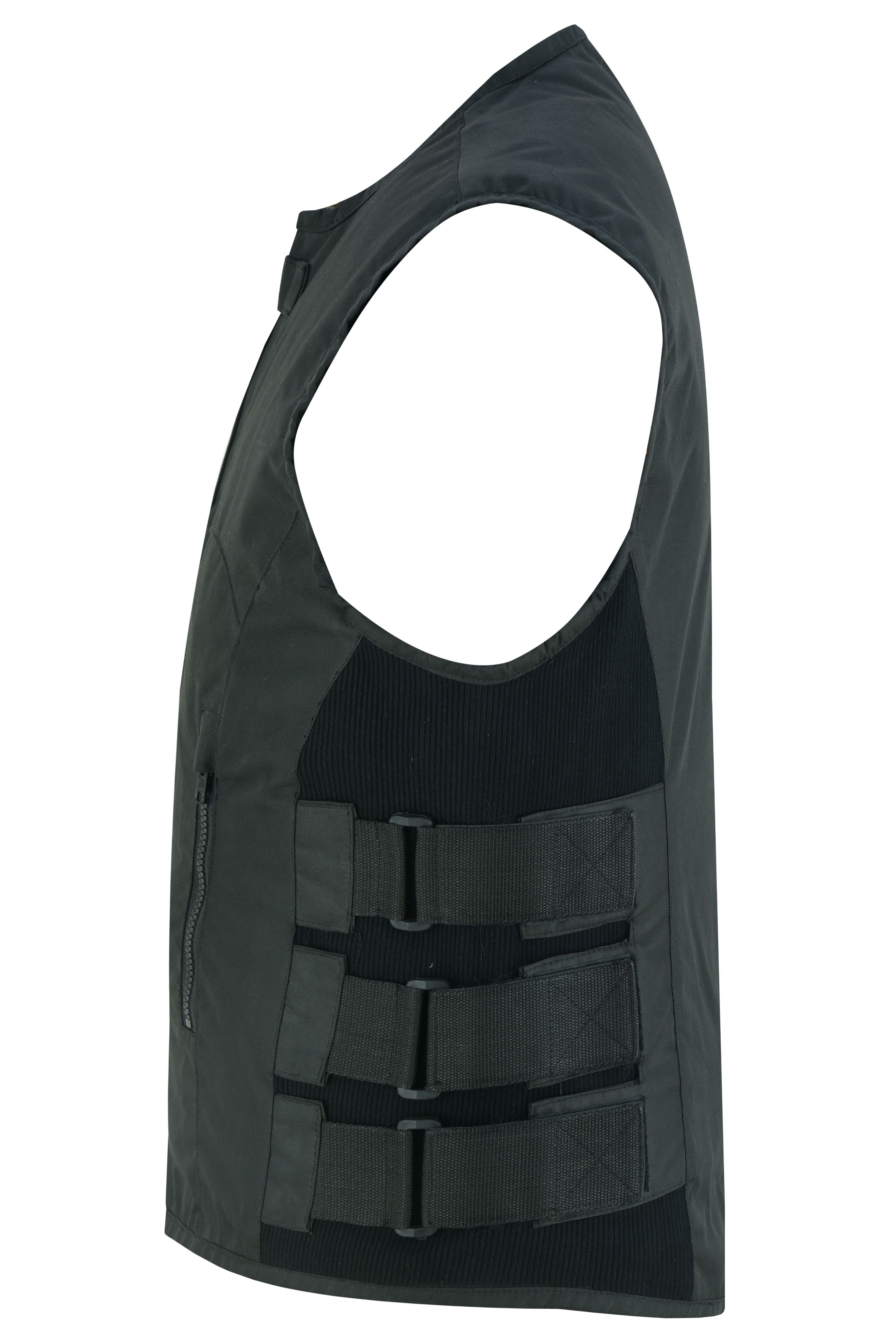 RC112BK Men's Textile Updated SWAT Team Style Vest