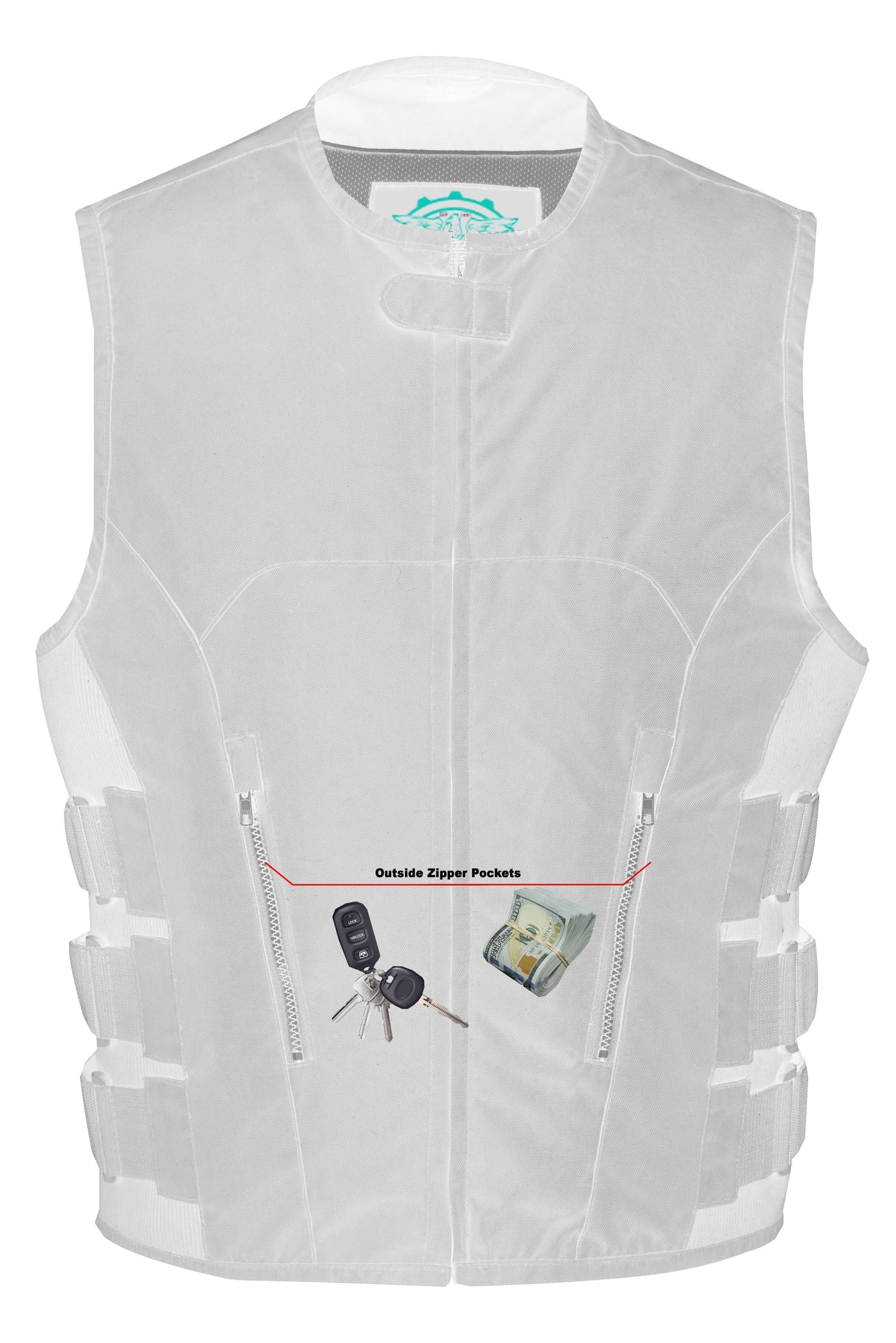 RC112BK Men's Textile Updated SWAT Team Style Vest