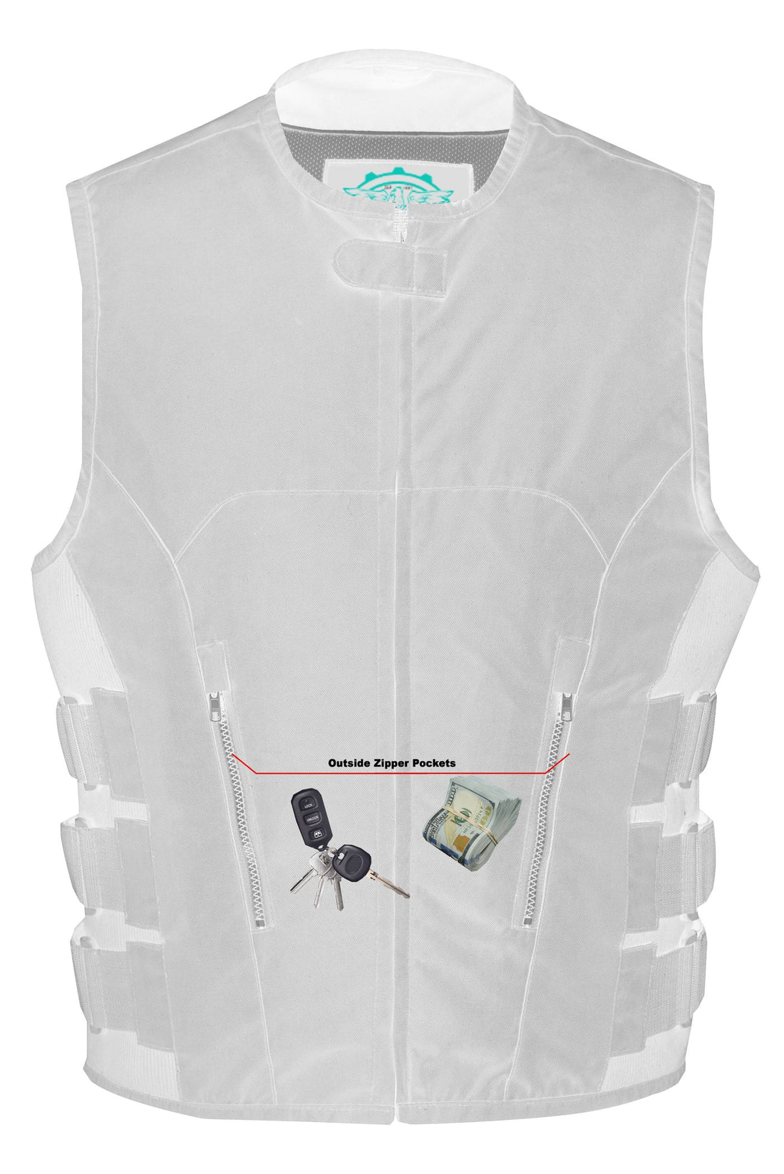 RC112BK Men's Textile Updated SWAT Team Style Vest