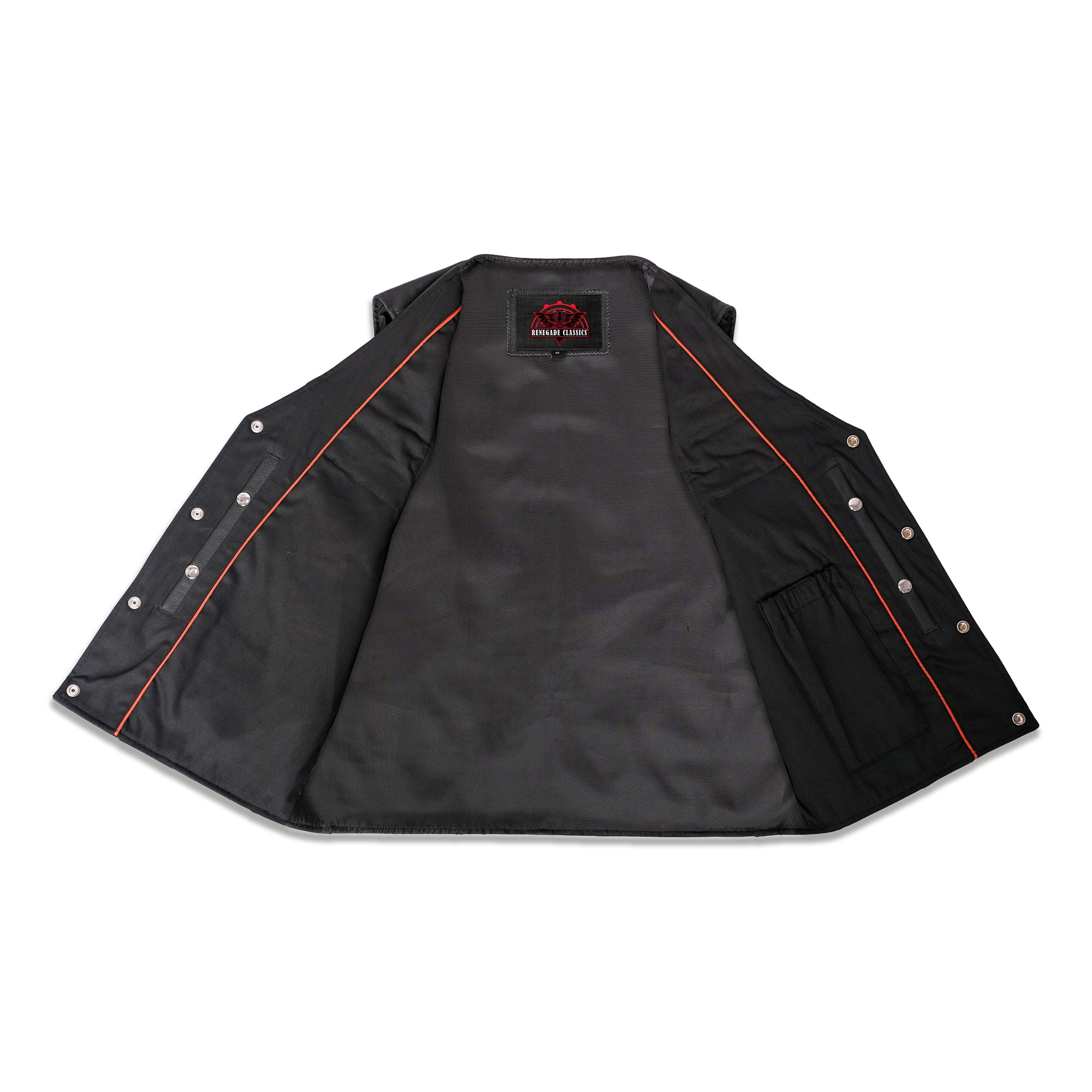 RC125 Men's Single Back Panel Concealed Carry Vest (Buffalo Nickel He