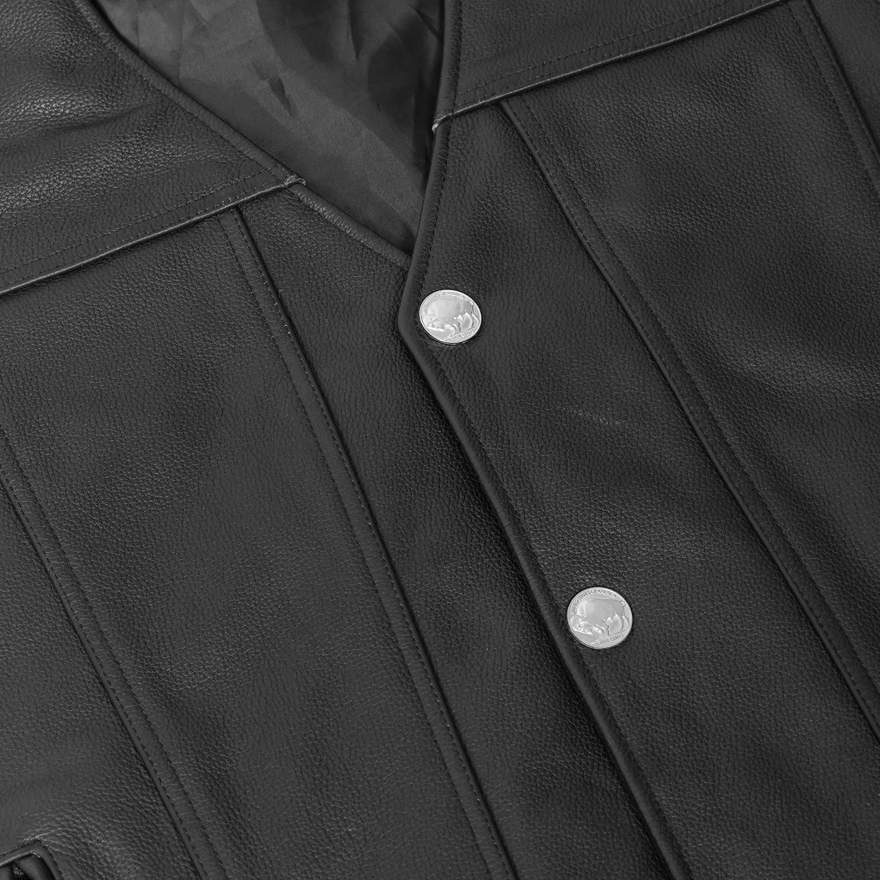 RC125 Men's Single Back Panel Concealed Carry Vest (Buffalo Nickel He