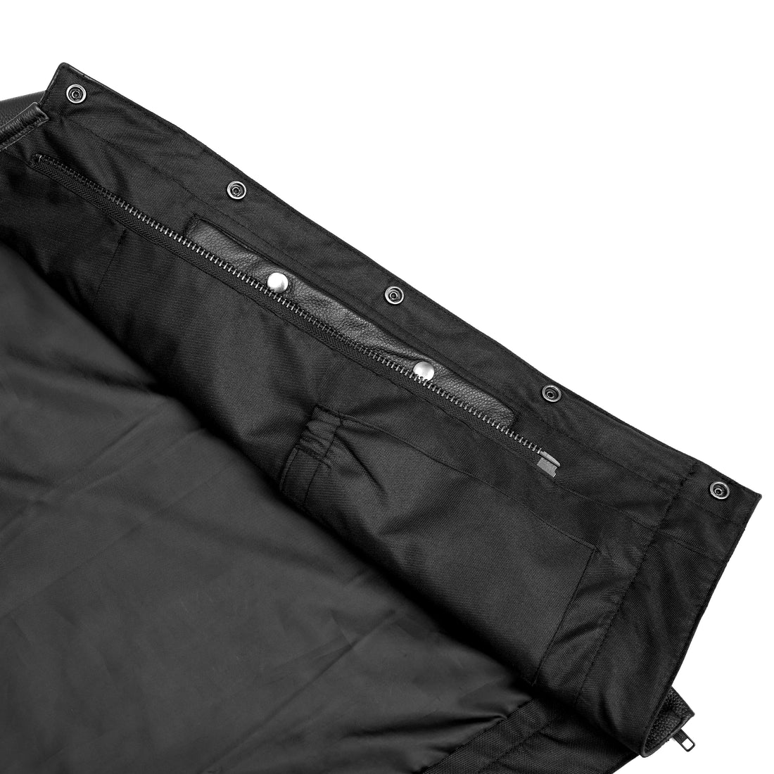 RC177 Upgraded Style Gun Pockets, Hidden #10" Black Metal Zipper, Side Zippers