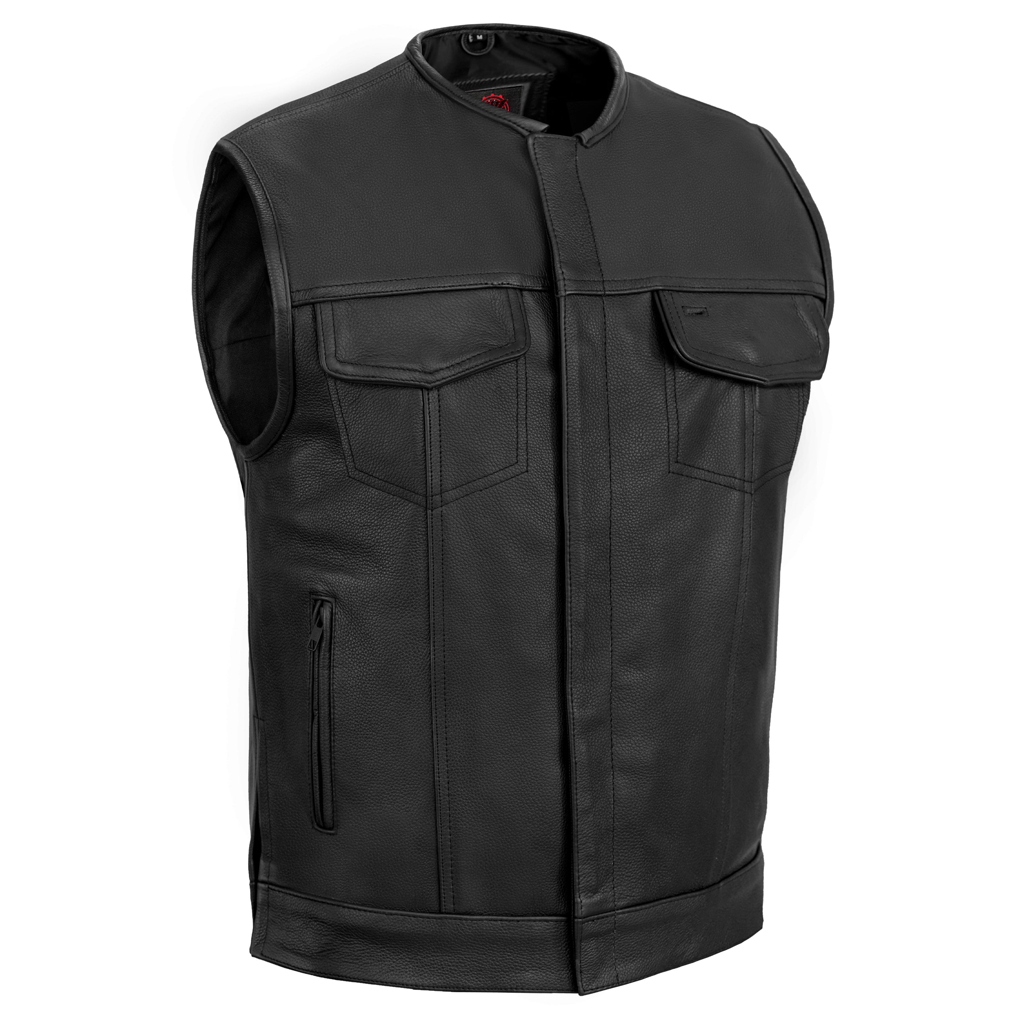 RC177 Upgraded Style Gun Pockets, Hidden #10" Black Metal Zipper, Side Zippers