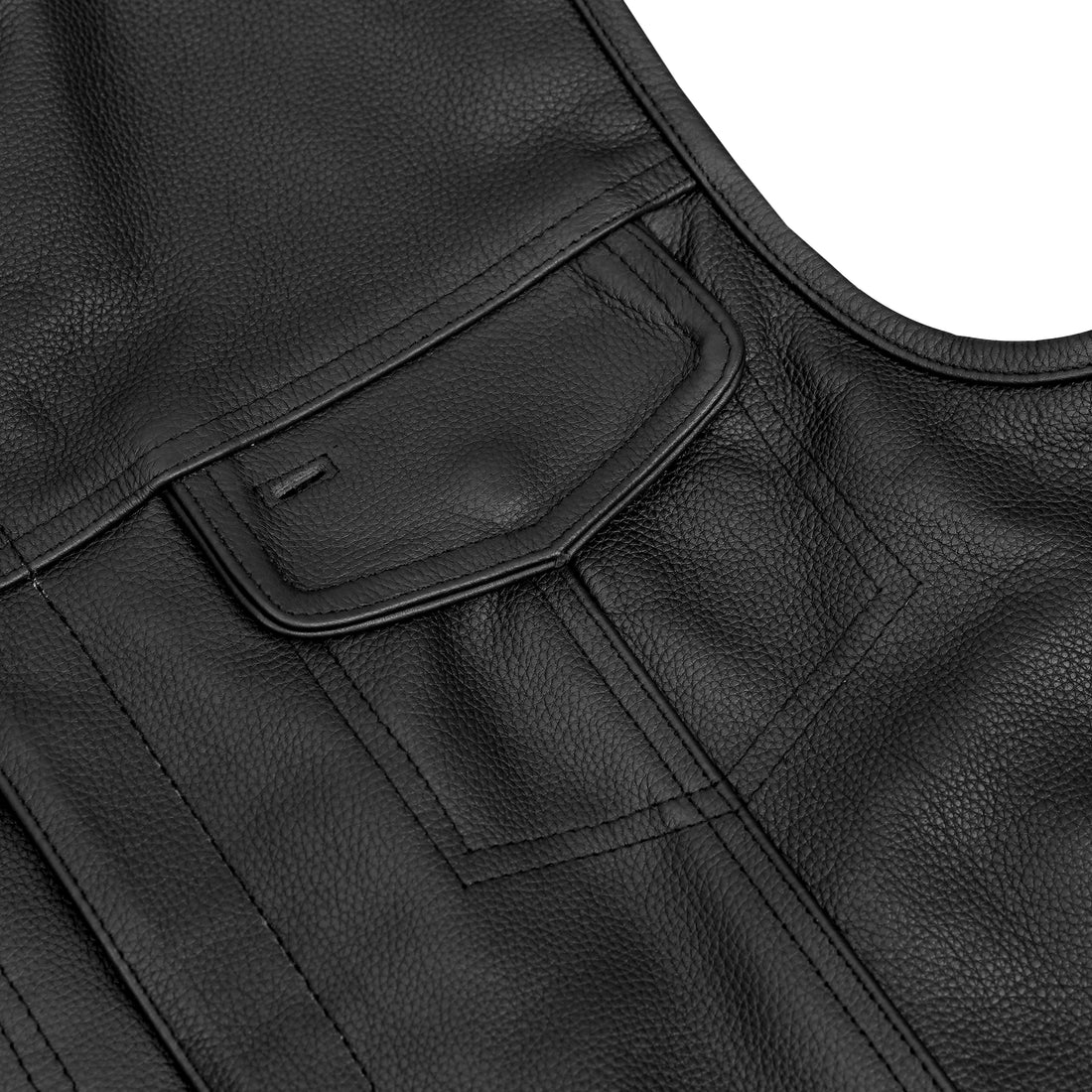 RC177 Upgraded Style Gun Pockets, Hidden #10" Black Metal Zipper, Side Zippers