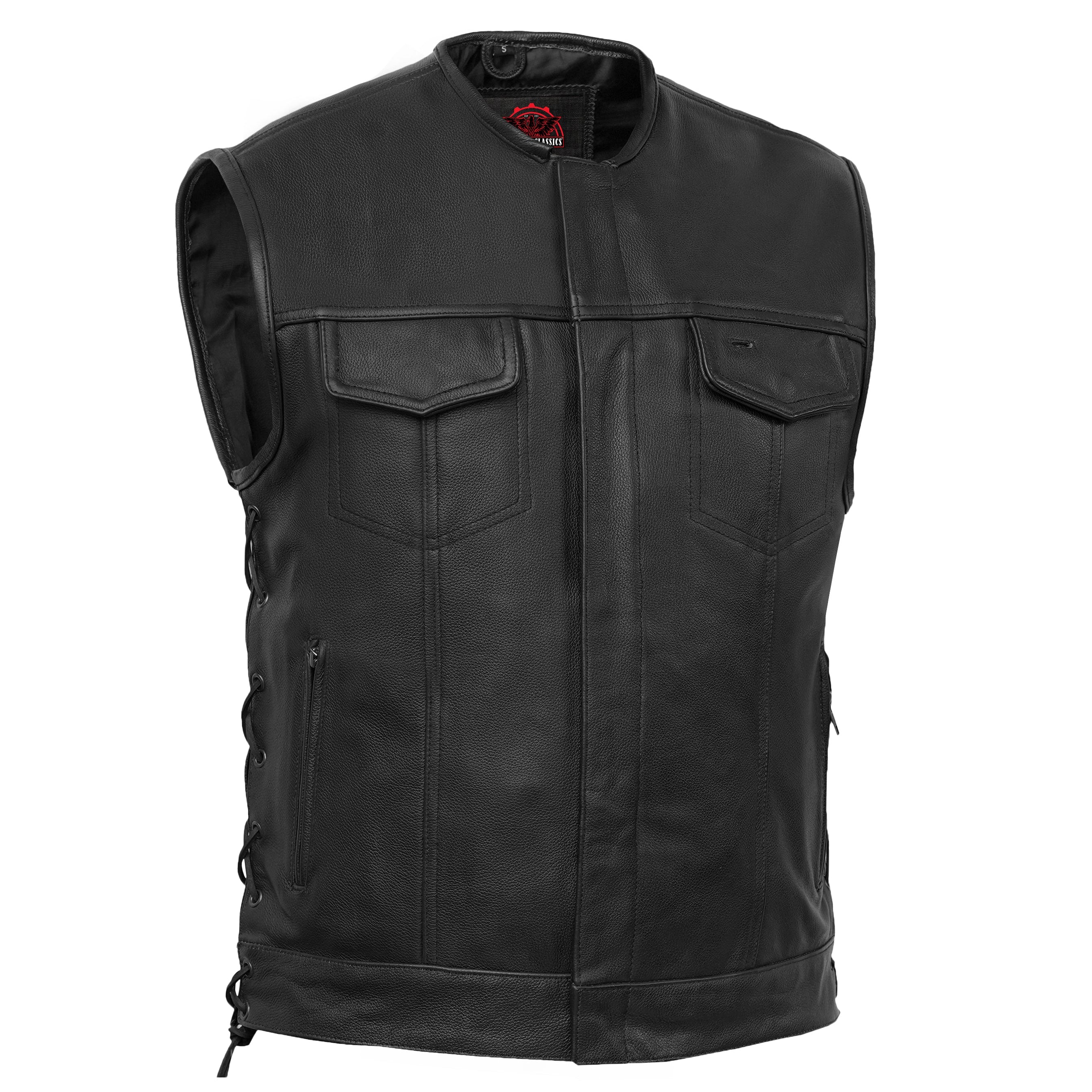 RC178 Upgraded Style Gun Pockets, Hidden 10" Gun Metal Zipper