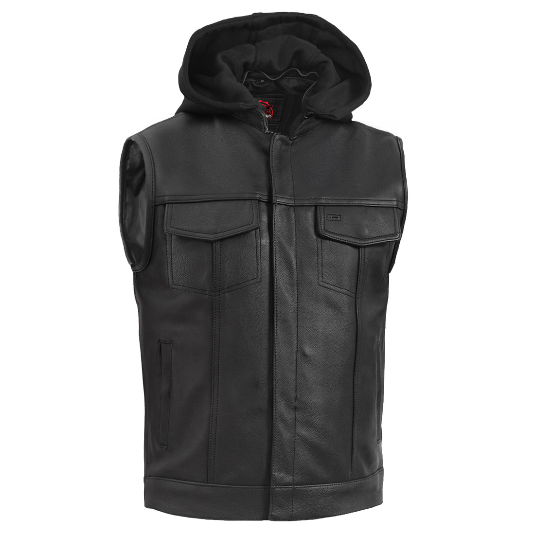 RC182 Concealed Snaps, Premium Naked Cowhide, Removable Hood & Hidden