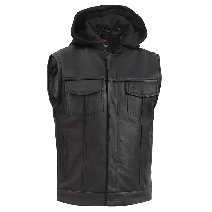 RC182 Concealed Snaps, Premium Naked Cowhide, Removable Hood & Hidden