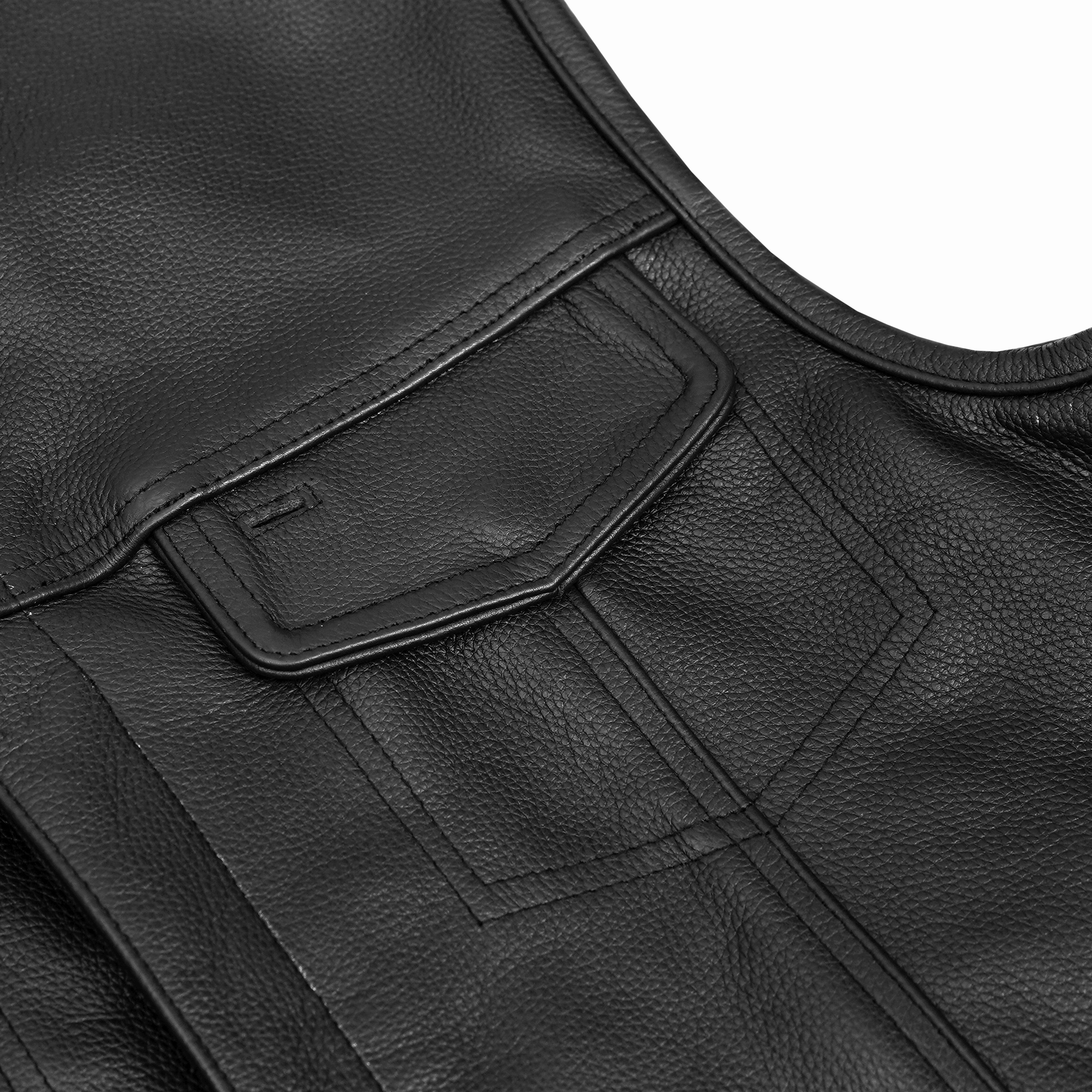 RC188 Upgraded Style Gun Pockets, Hidden 10'' Gun Metal Zipper, Side