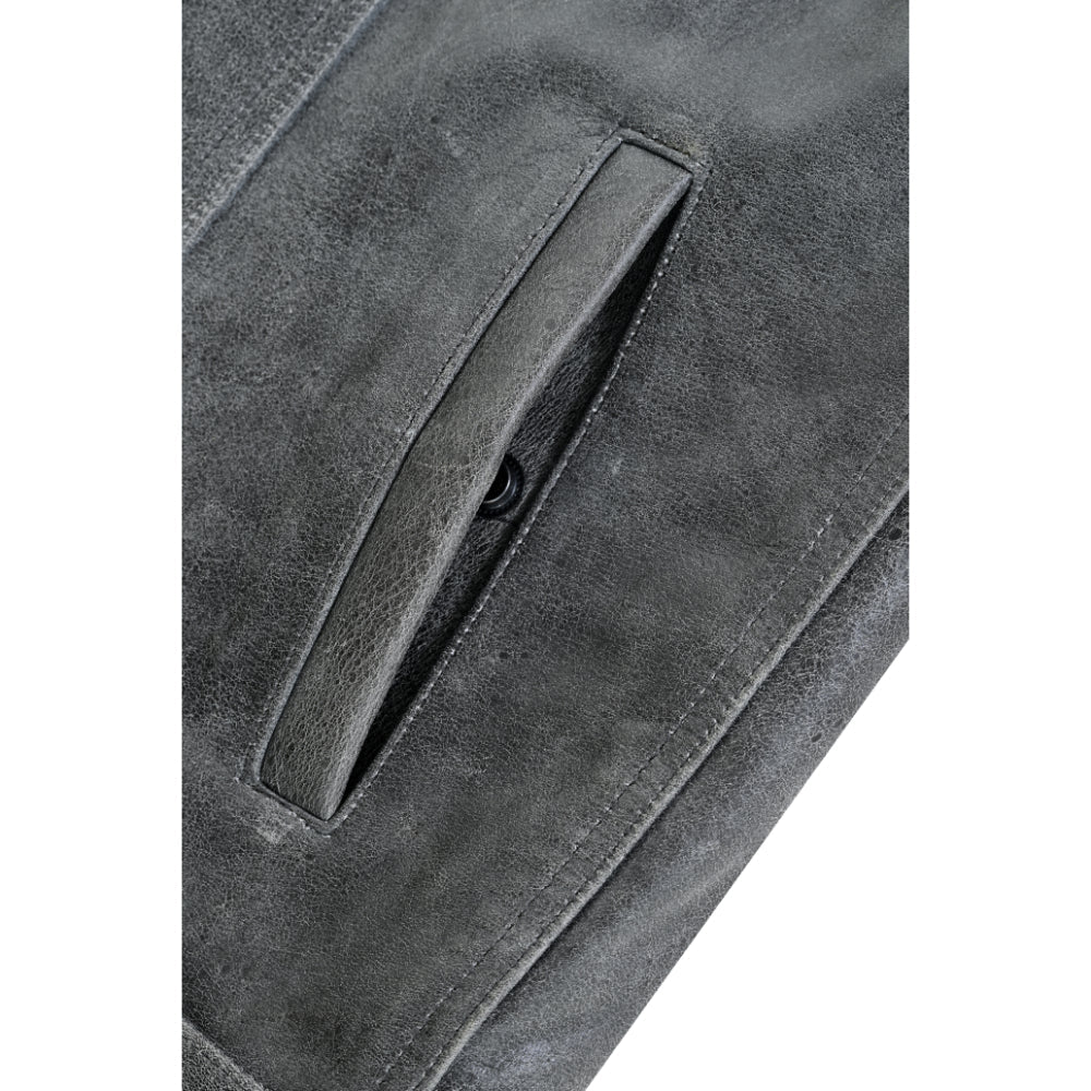 RC191V Concealed Snaps, Premium Naked Cowhide, Hidden Zipper, w/o Col