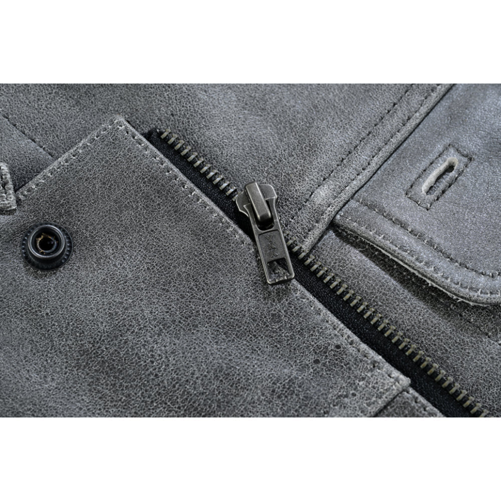 RC191V Concealed Snaps, Premium Naked Cowhide, Hidden Zipper, w/o Col